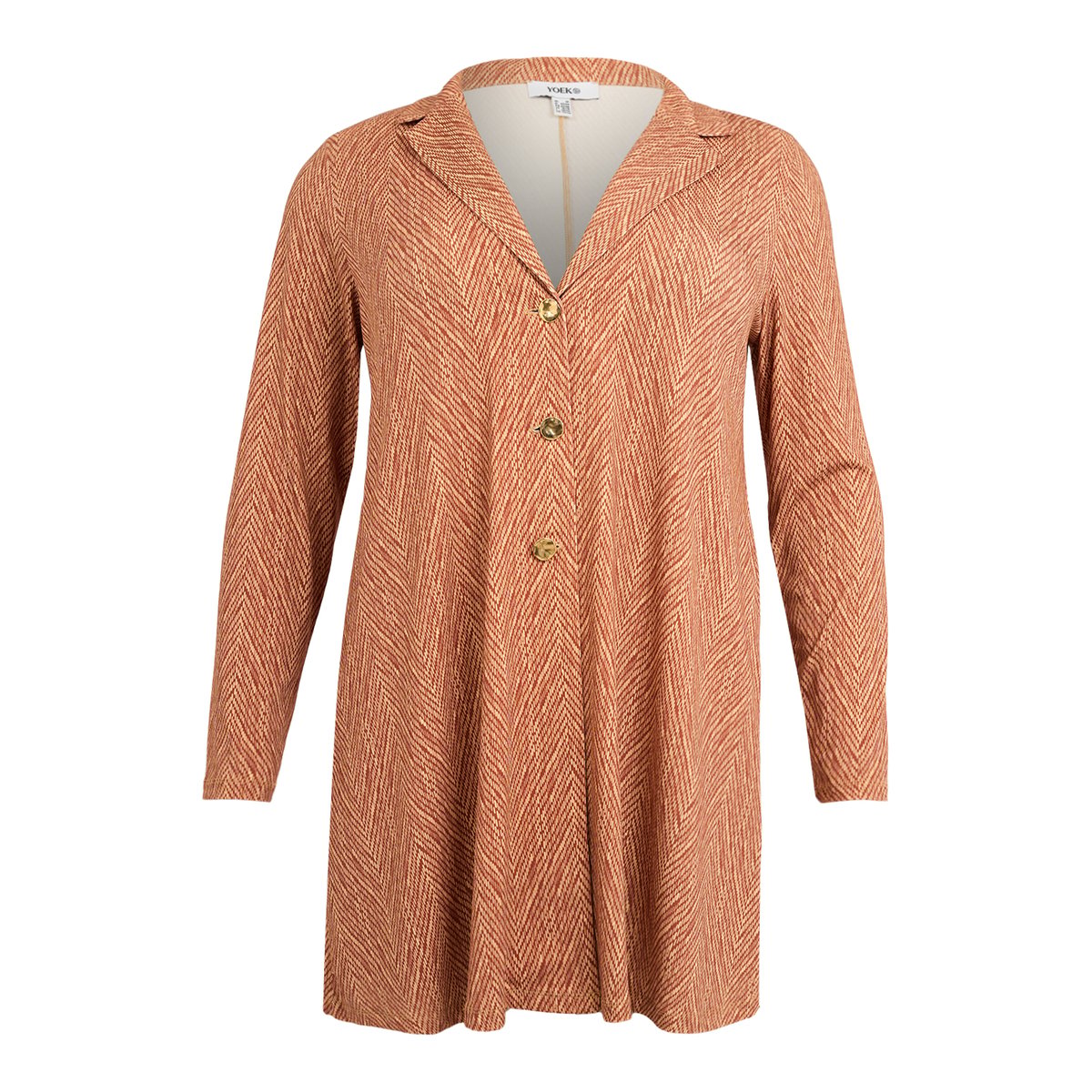 Veste /Blazer avec manches longues marron, YOEK