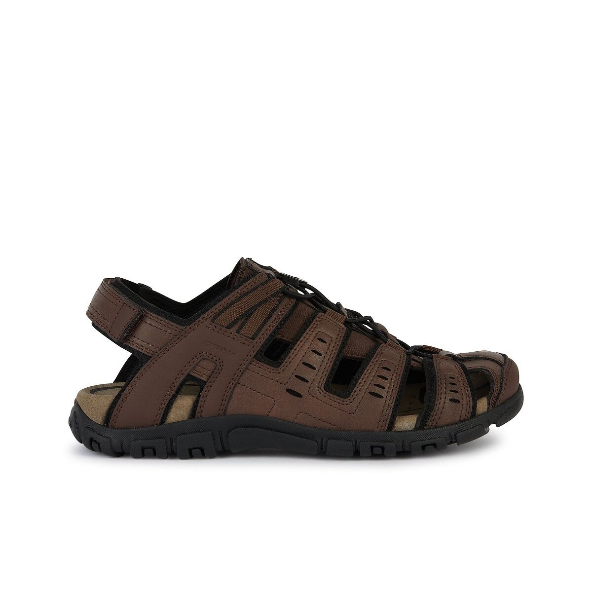 Sandales respirantes Strada marron, GEOX