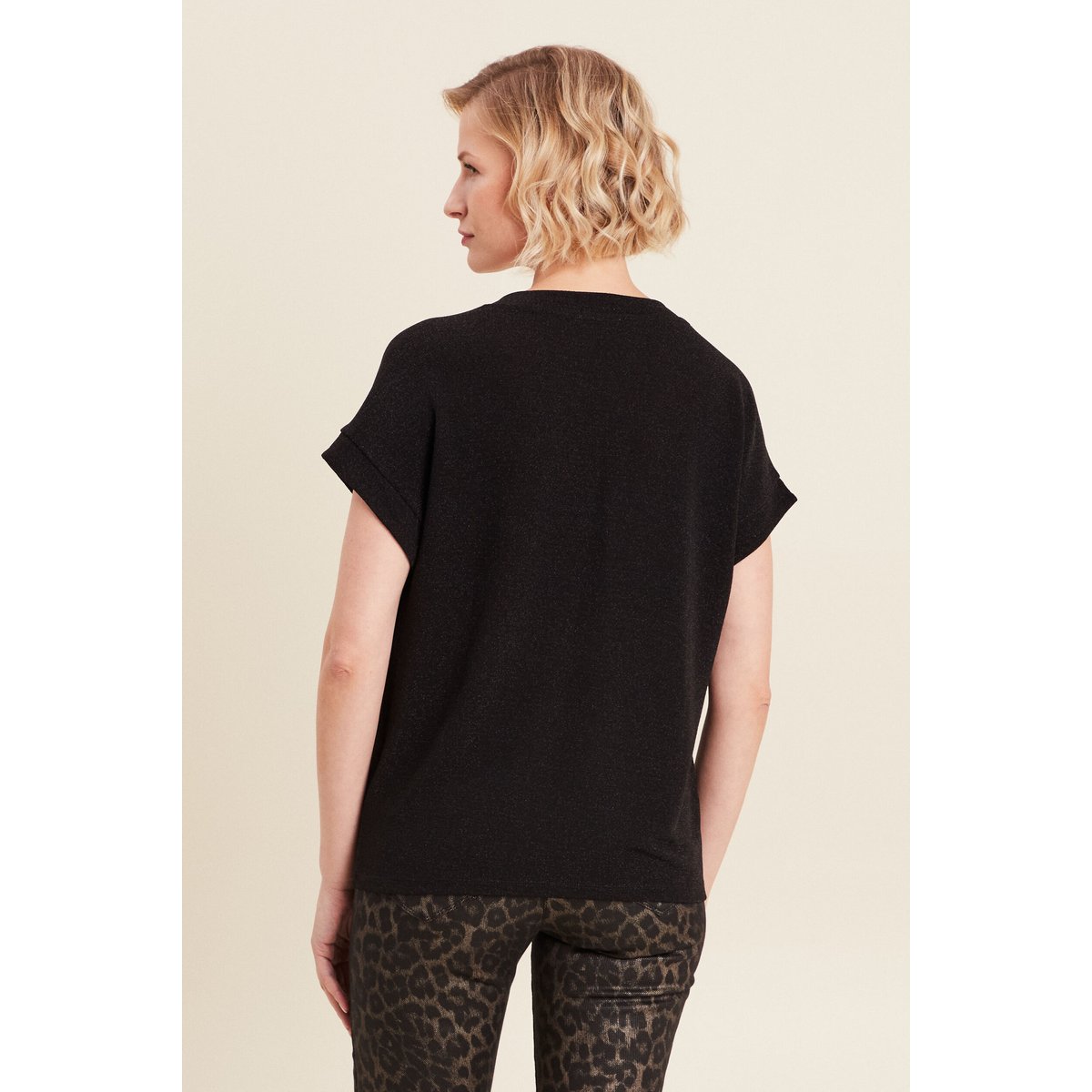 T-shirt manches courtes noir, BREAL