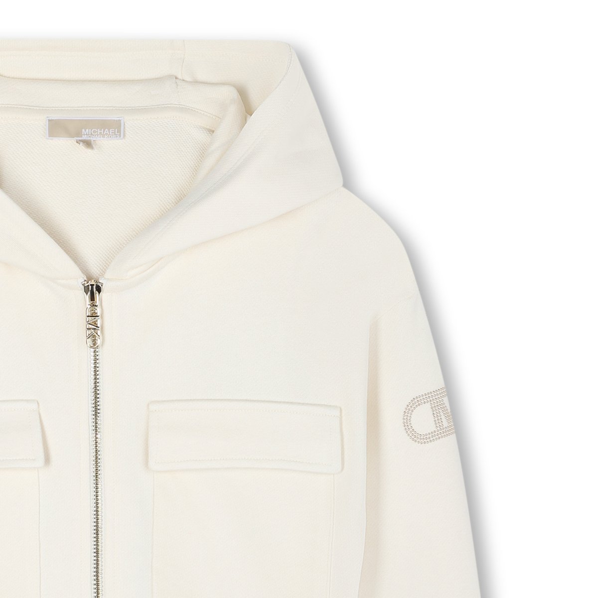 Cardigan à capuche riz, MICHAEL KORS