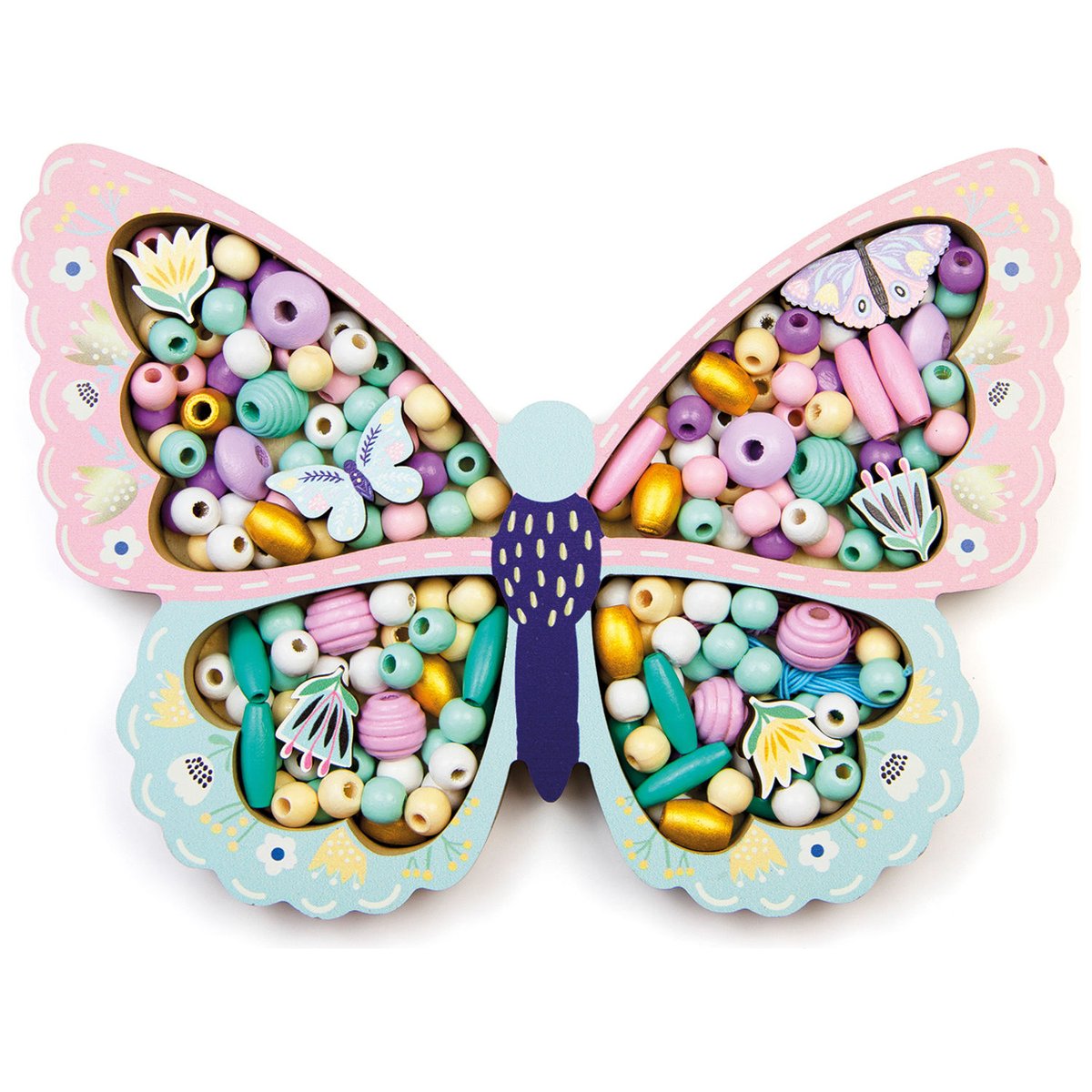 Coffret perles multicolore, SYCOMORE