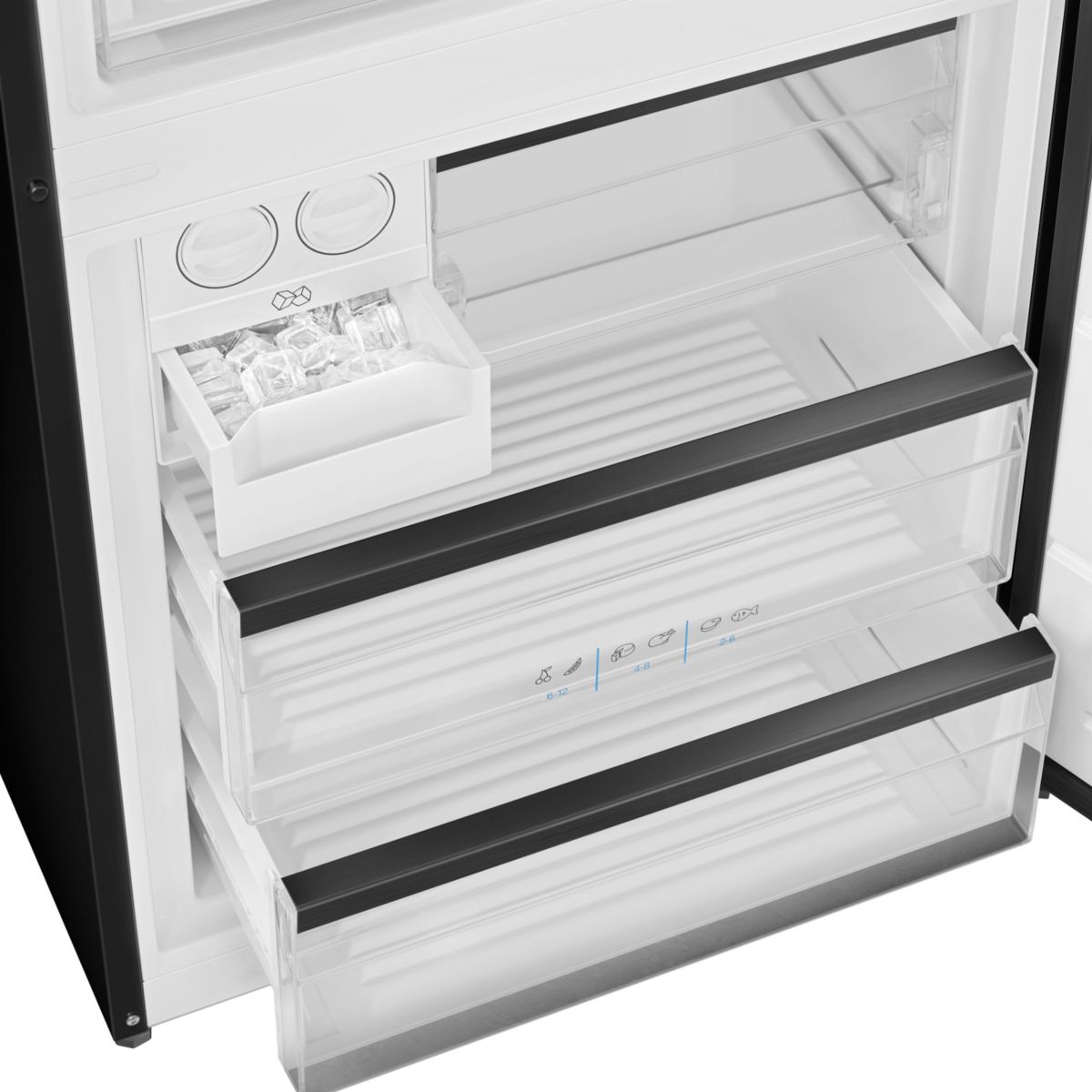 Réfrigérateur combiné FC48BGND couleur unique, SMEG