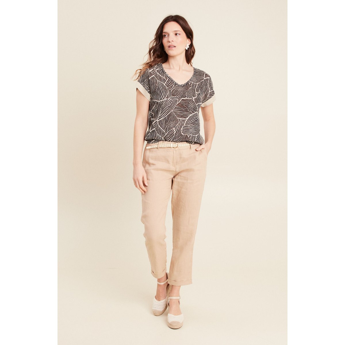 T-shirt manches courtes noir, BREAL