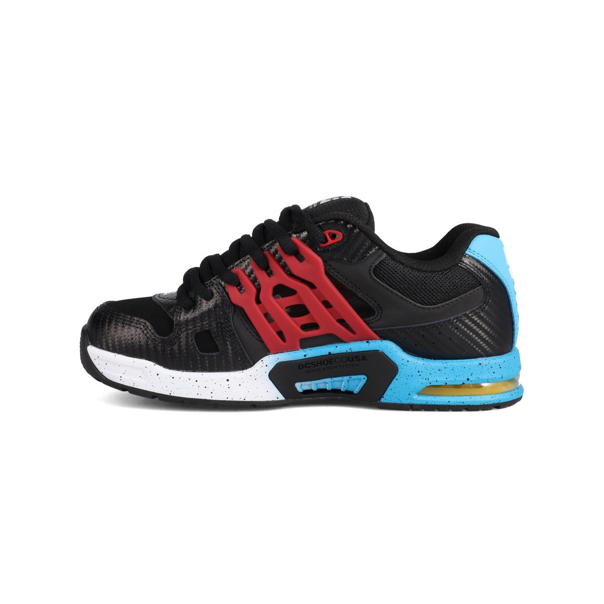 Chaussures en cuir AT-2 SE. noir black/white/red, DC SHOES