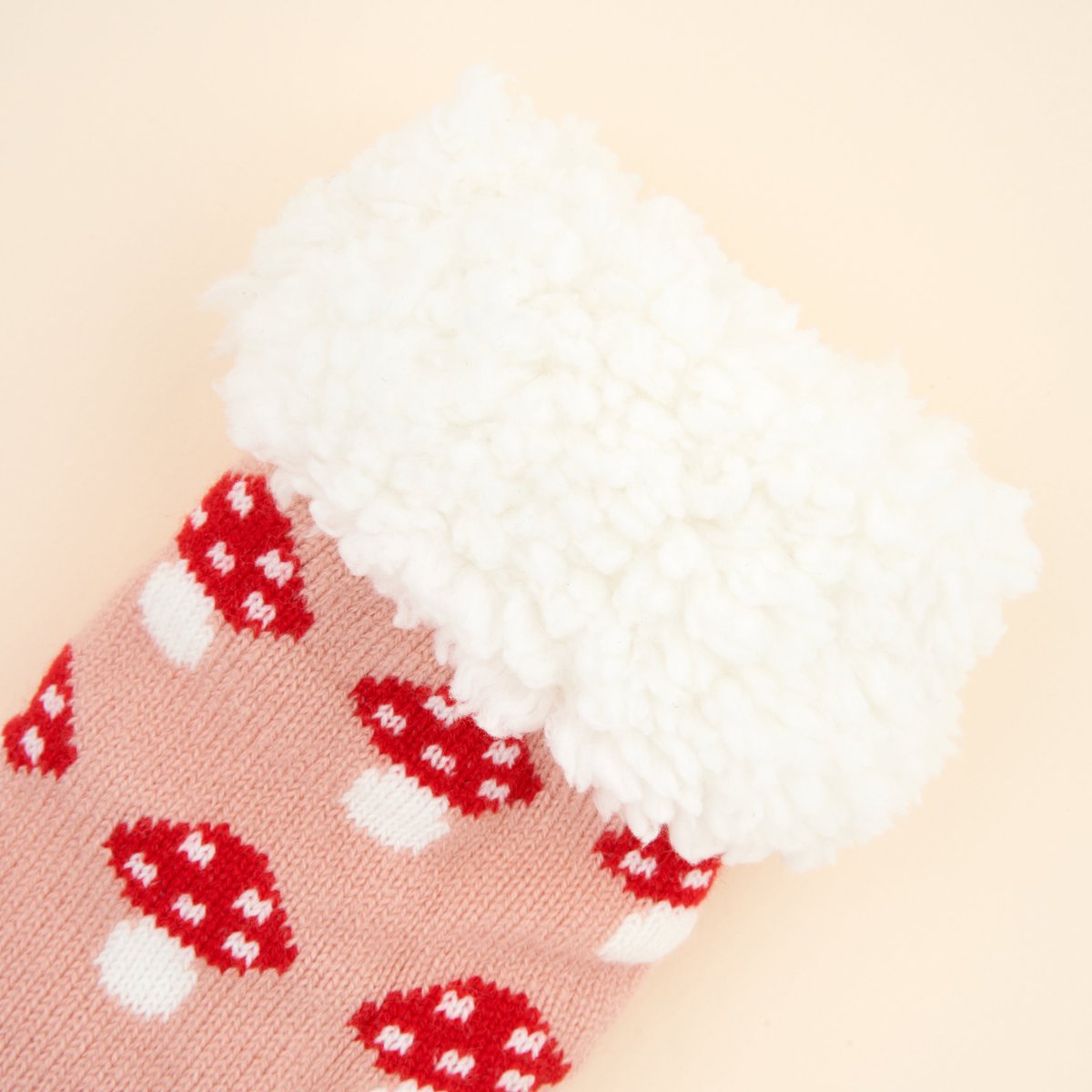 Chaussons CHAMPIGNON rose, COUCOU SUZETTE