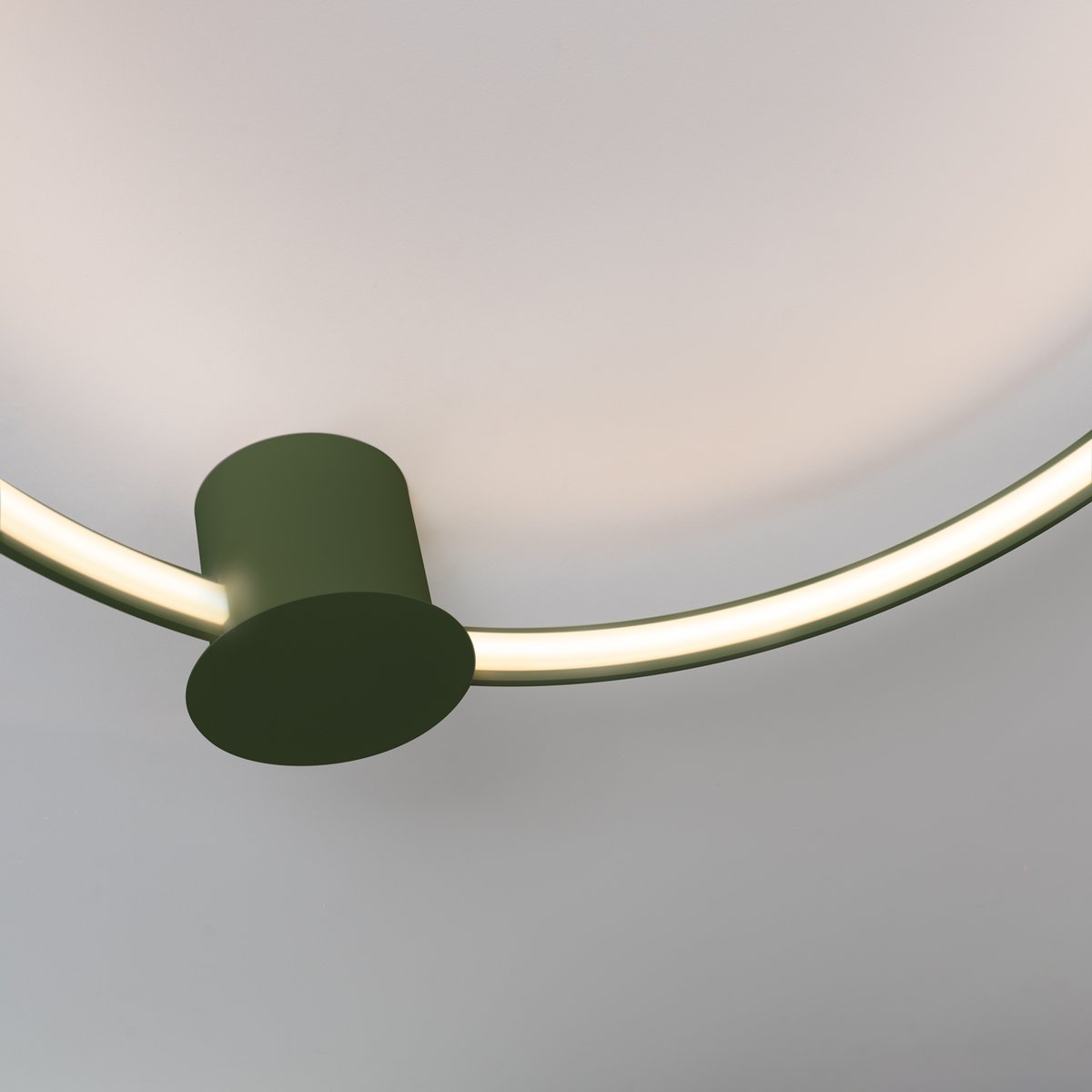 Plafonnier Aluminium Vert Olive LED 1 Rio vert olive, EDEN