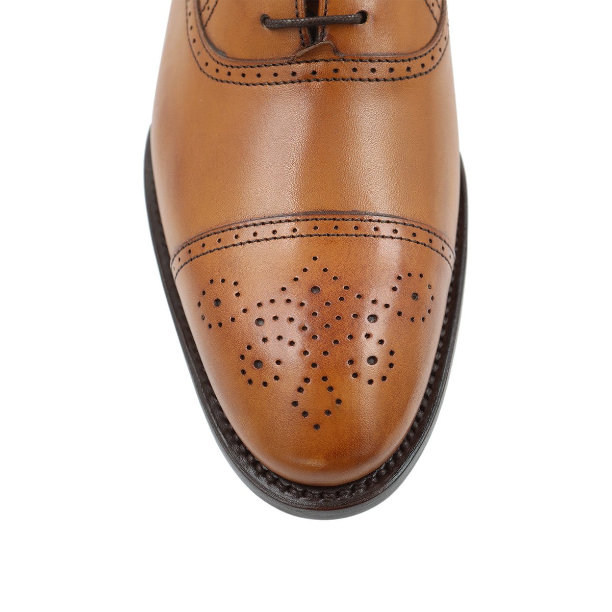Richelieu cuir DIPLOMAT marron clair, FINSBURY