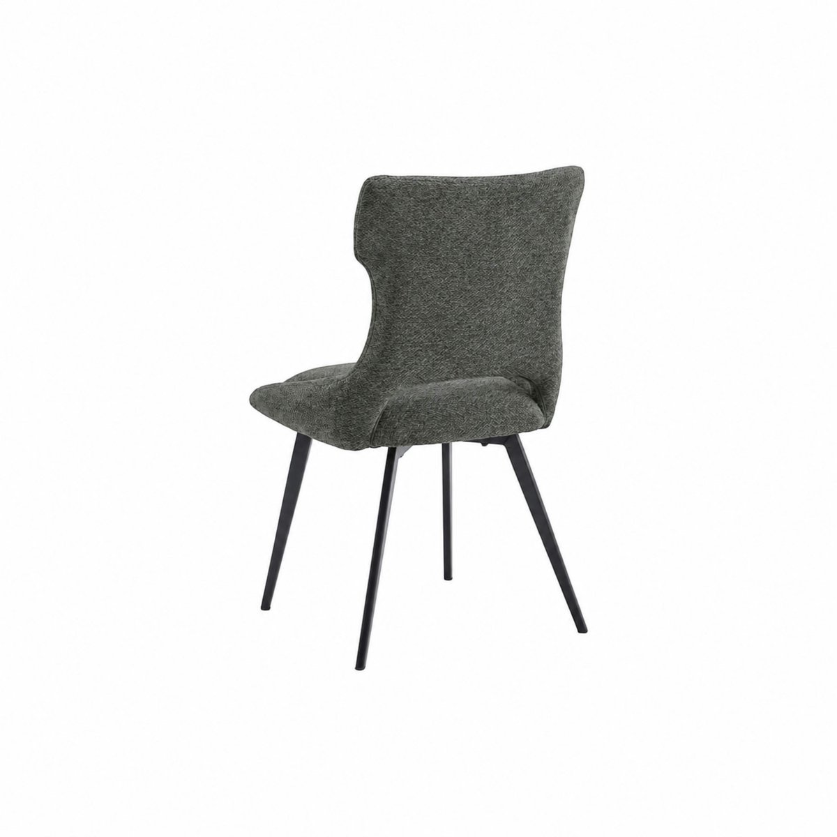 Chaise de salle à manger en tissu (lot de 2) LUGANO gris, PIER IMPORT