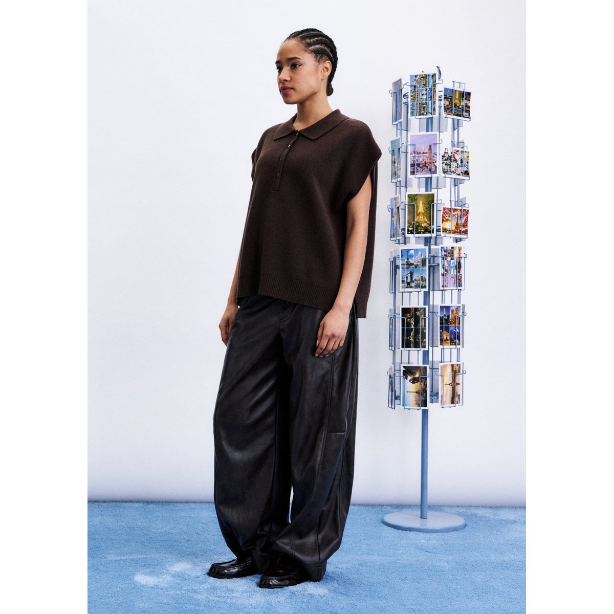 Pull Minthe en laine MINTHE marron glace, FRNCH