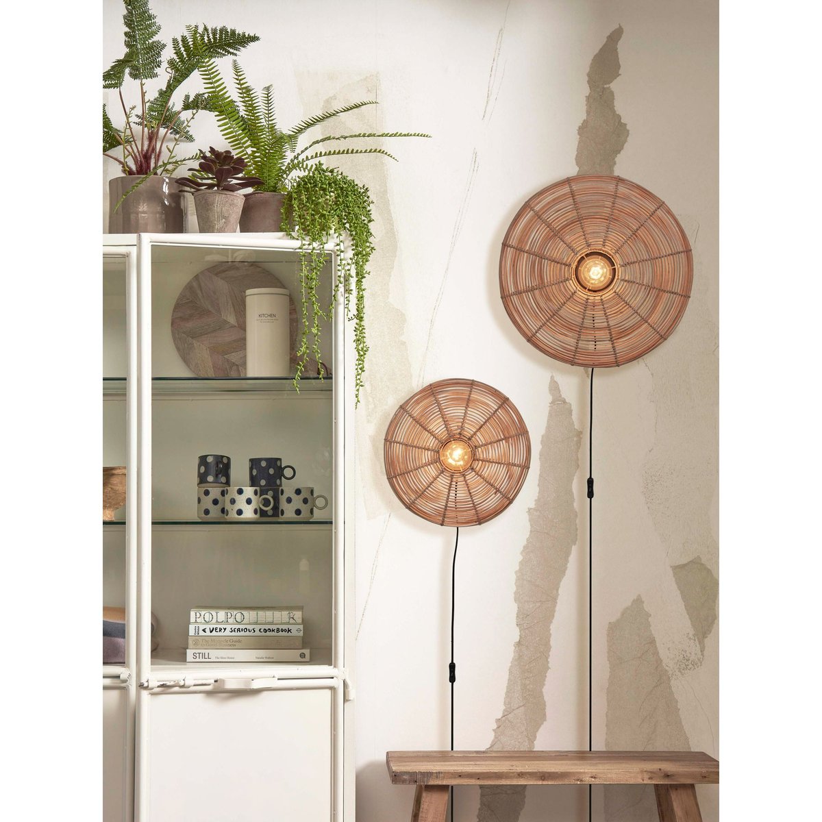 Lampe Murale Rotin TANAMI rotin, GOOD & MOJO