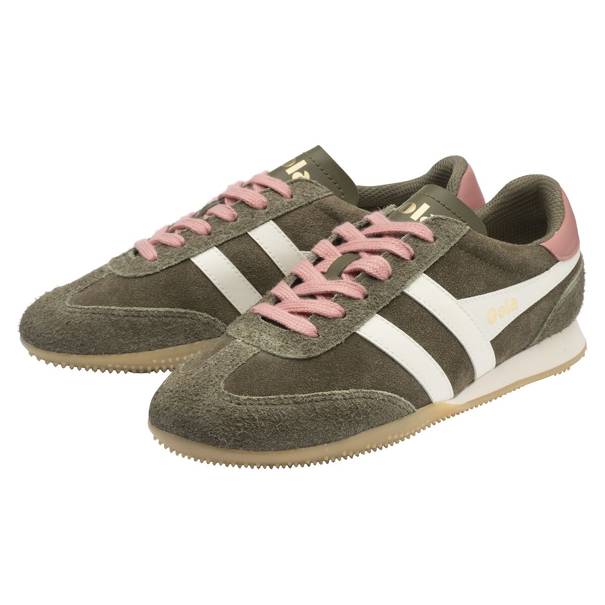 Baskets en cuir, SPRINTER SUEDE kaki, GOLA