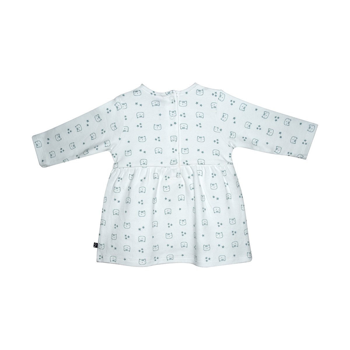 Robe bebe + bandeau finlande blanc, SUCRE D'ORGE