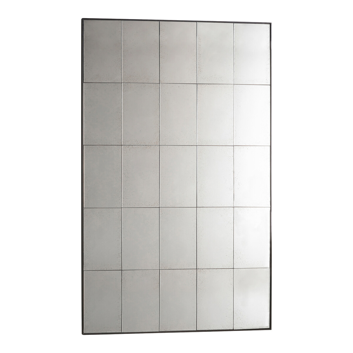 100x160cm Boxlie Antique Window Style Leaner Mirror brown , ÉDITÉ
