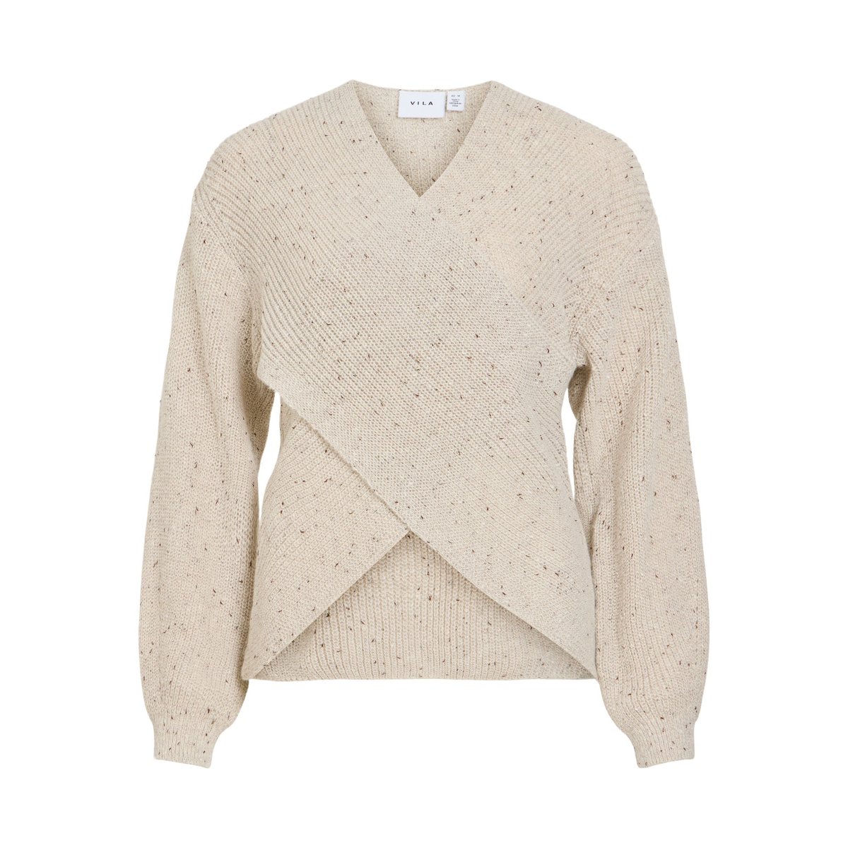 Pull En Maille gris - super light grey melange1, VILA