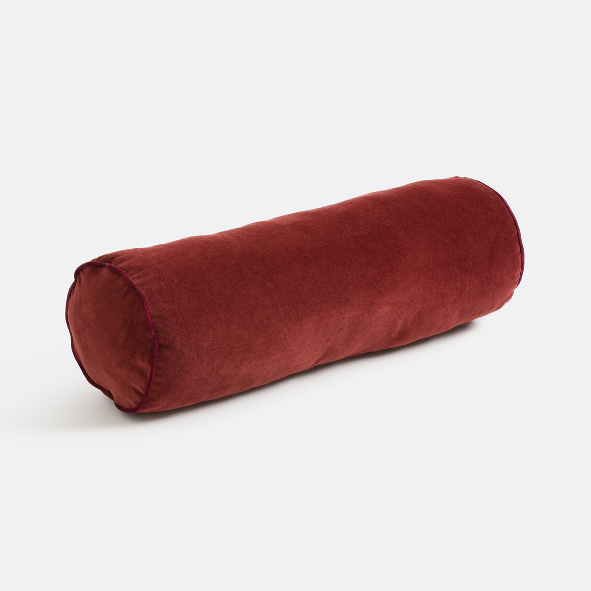 Rolkussen in Fluweel, Velvet granaat, LA REDOUTE INTERIEURS