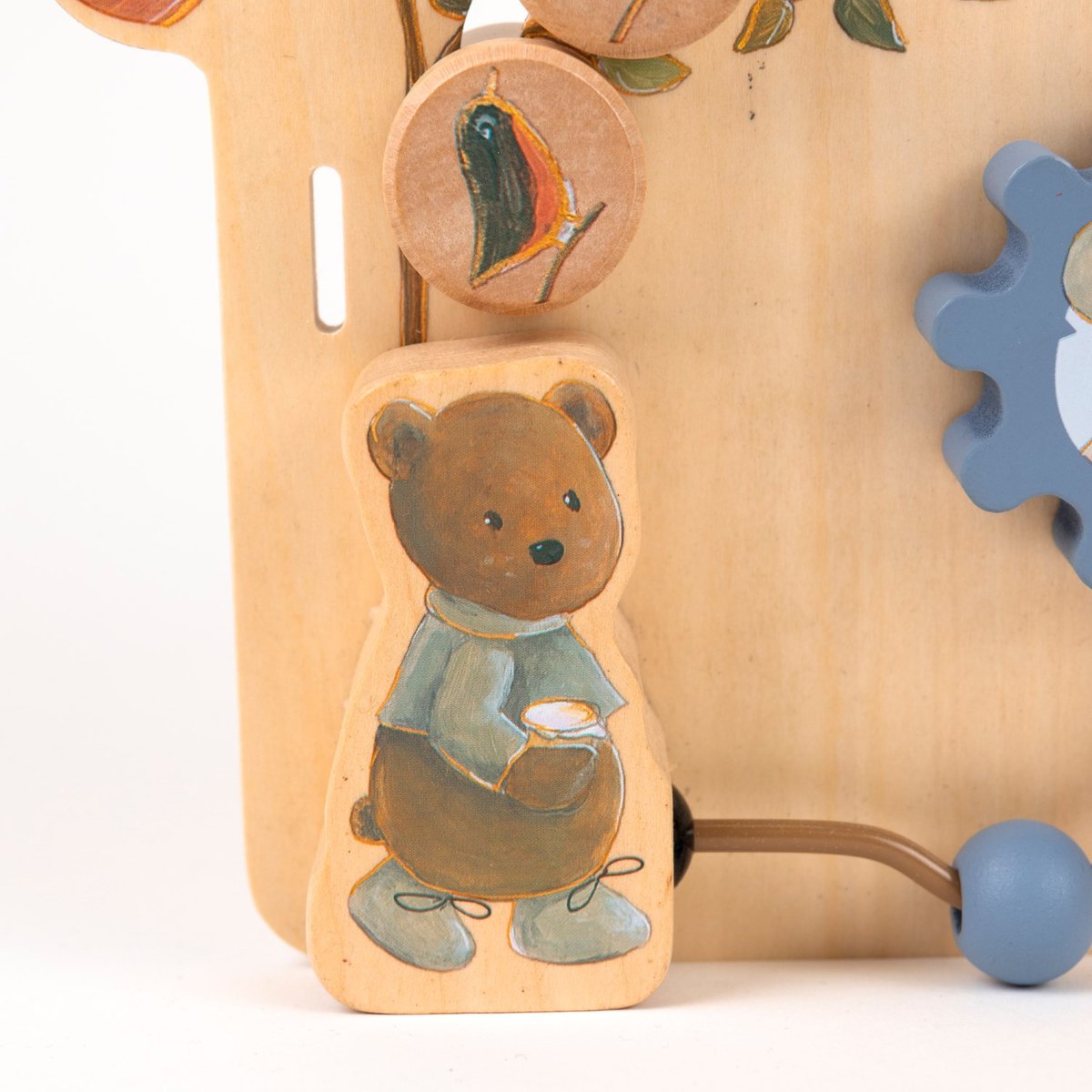 Tableau d'activités beige, orange, bleu, EGMONT TOYS
