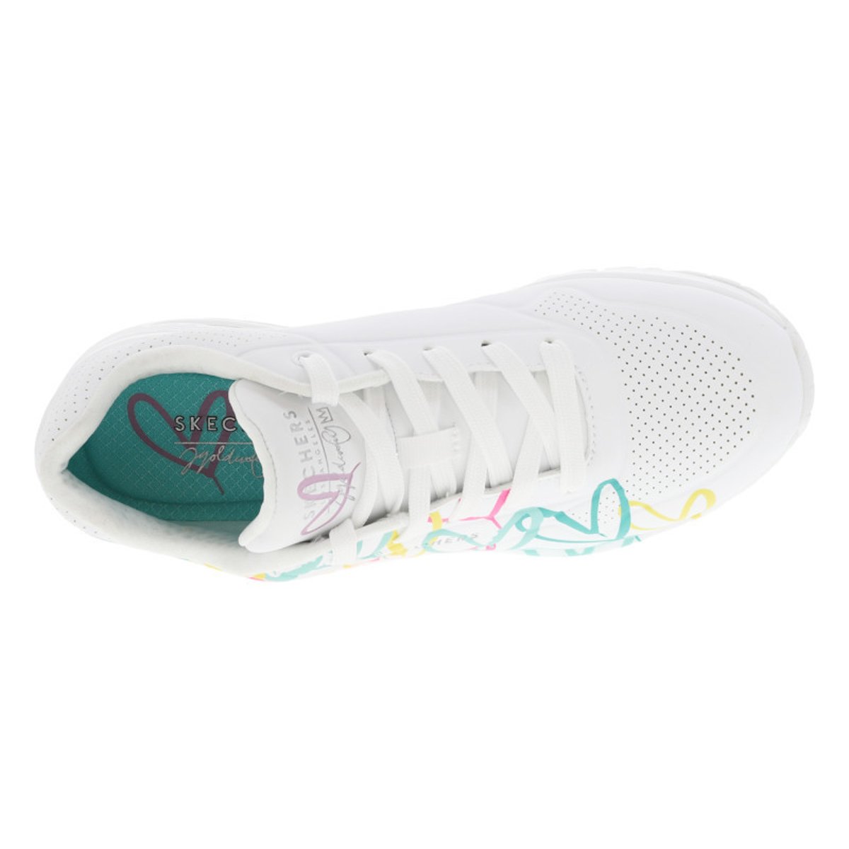 Baskets UNO CHANGED LOVE white multicolor, SKECHERS