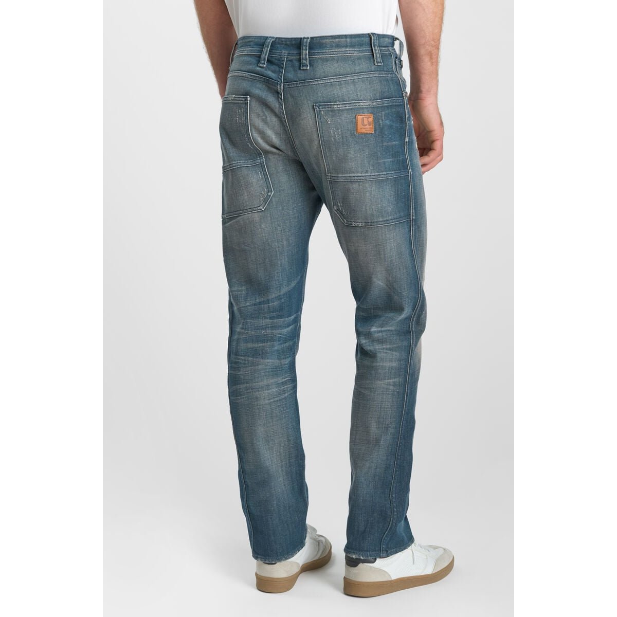 Jeans loose, large 800/60 loose , longueur 34 blue, LE TEMPS DES CERISES