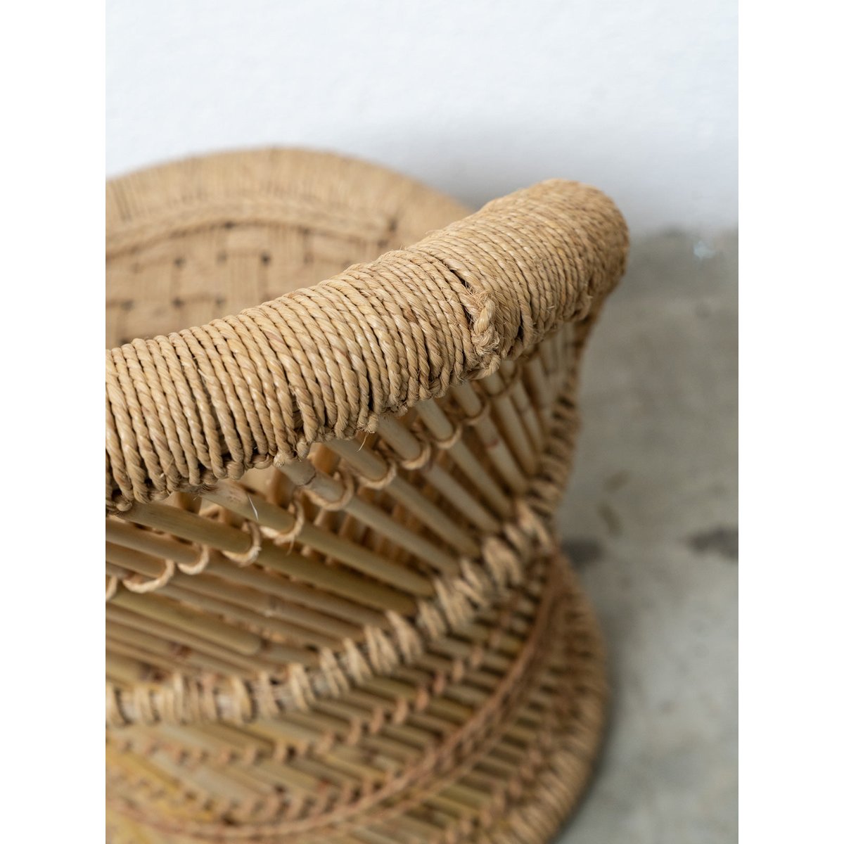 Paire de fauteuils pour enfant en rotin Marcus N°363 - Bon état naturel, DEBONGOUT