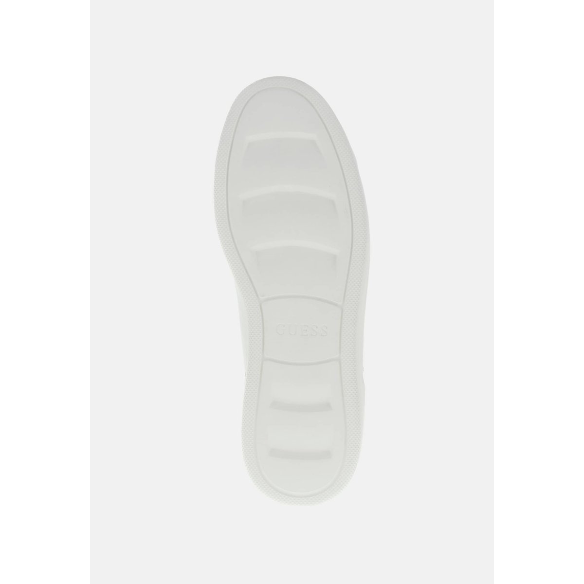 Baskets En Cuir Véritable Welyar blanc, GUESS