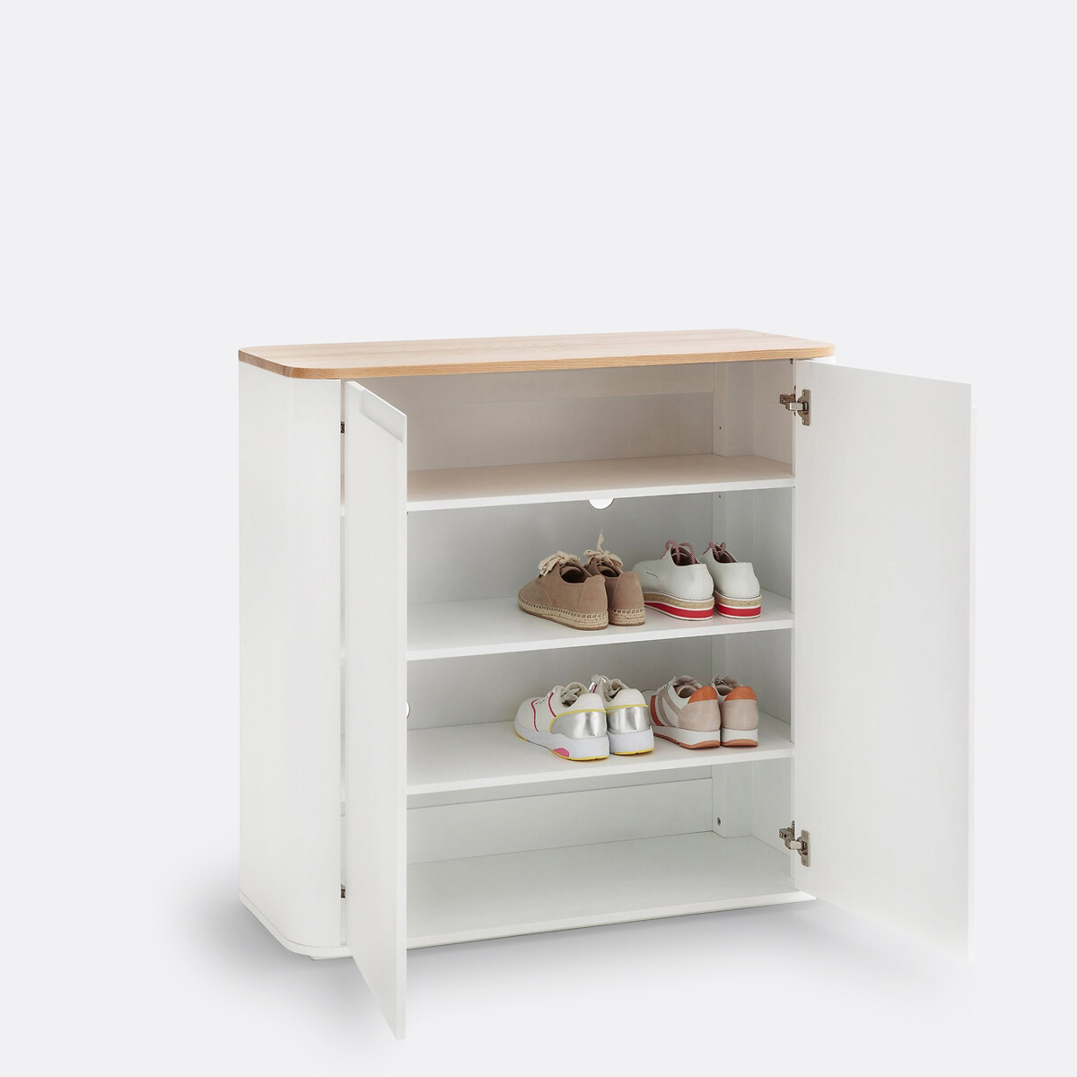 Meuble à chaussures Stolico, 2 portes blanc, LA REDOUTE INTERIEURS