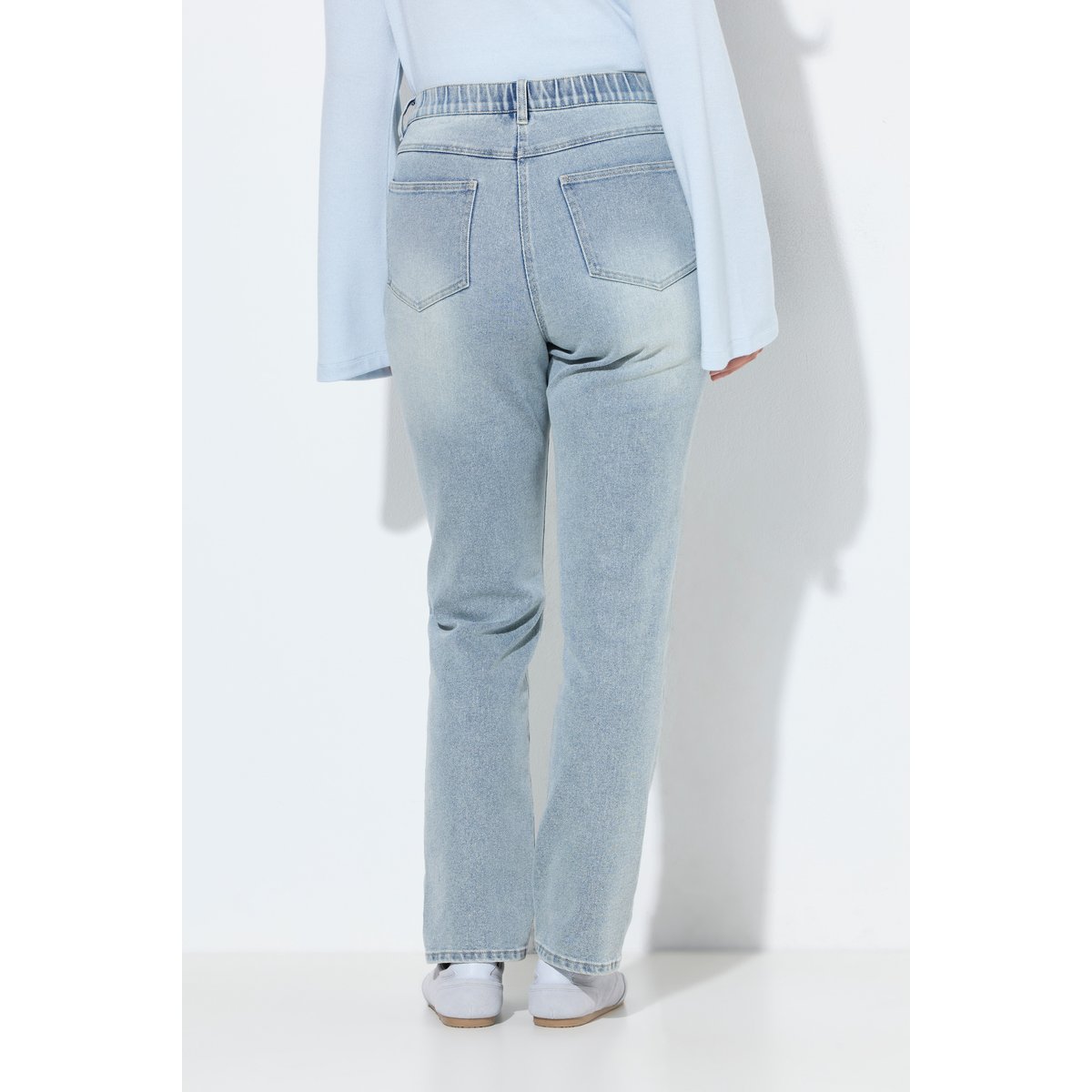 Jean Sammy, jambe large bleu clair, ULLA POPKEN