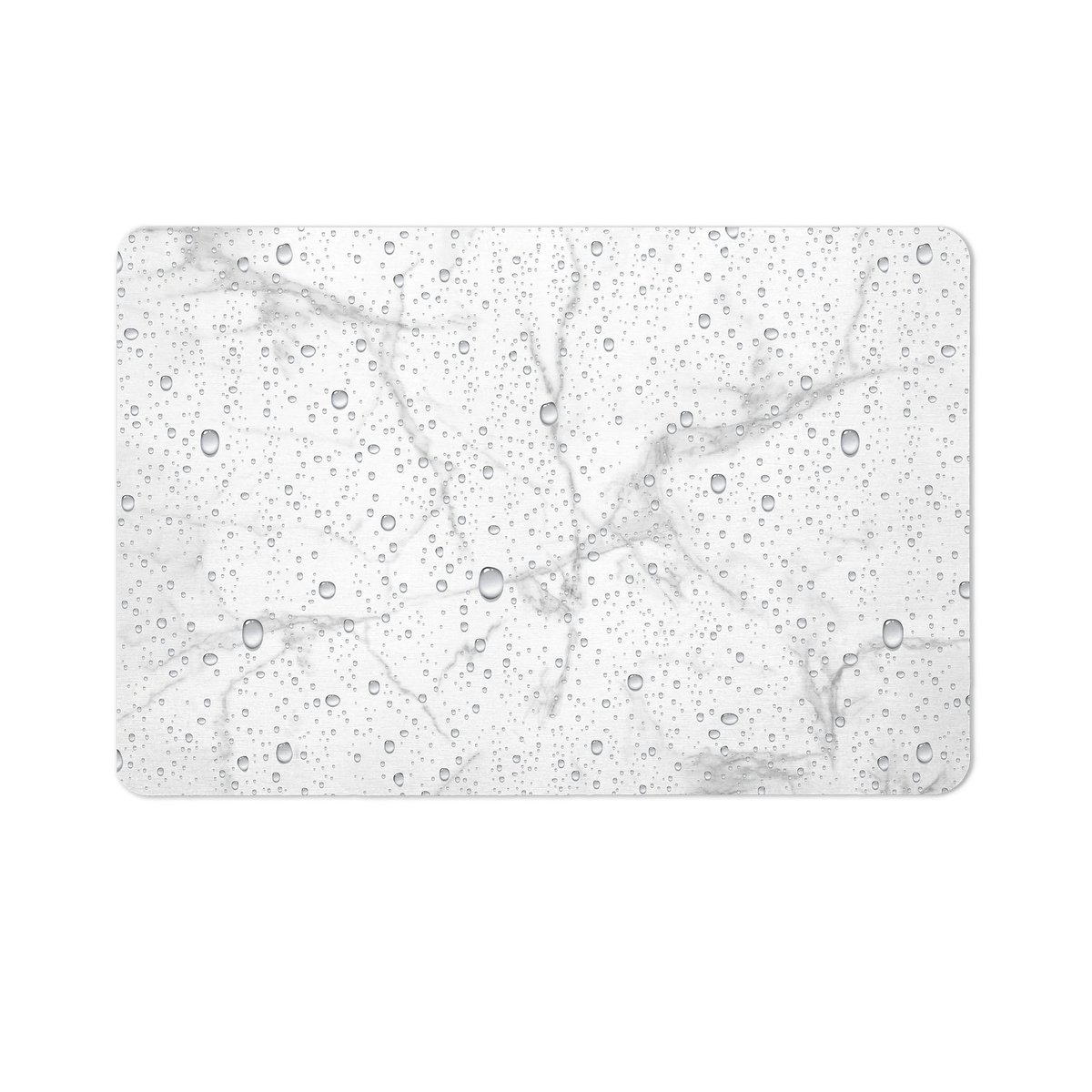 Tapis de bain Damaris blanc, EDEN