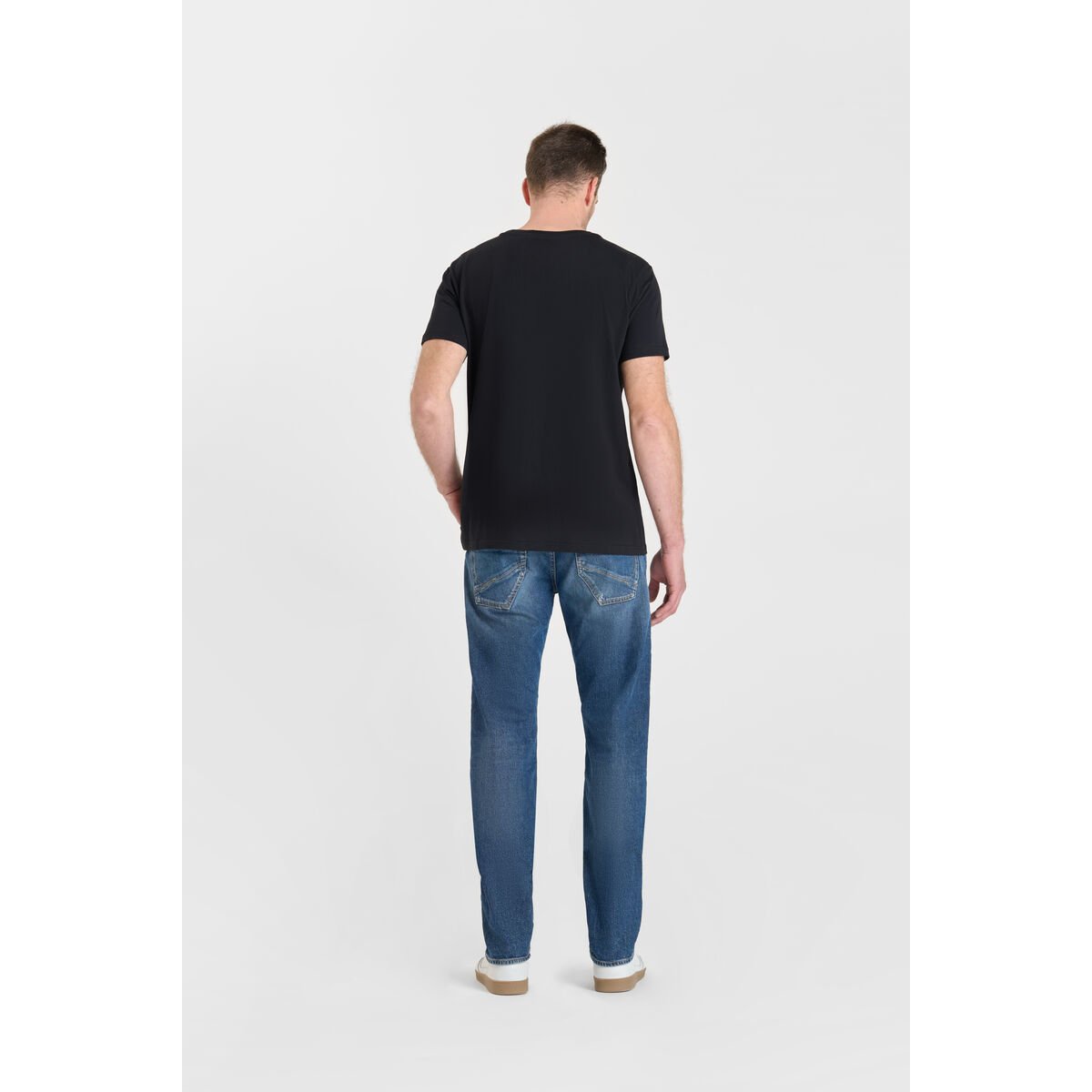 Jeans slim stretch 700/11, longueur 34 blue, LE TEMPS DES CERISES