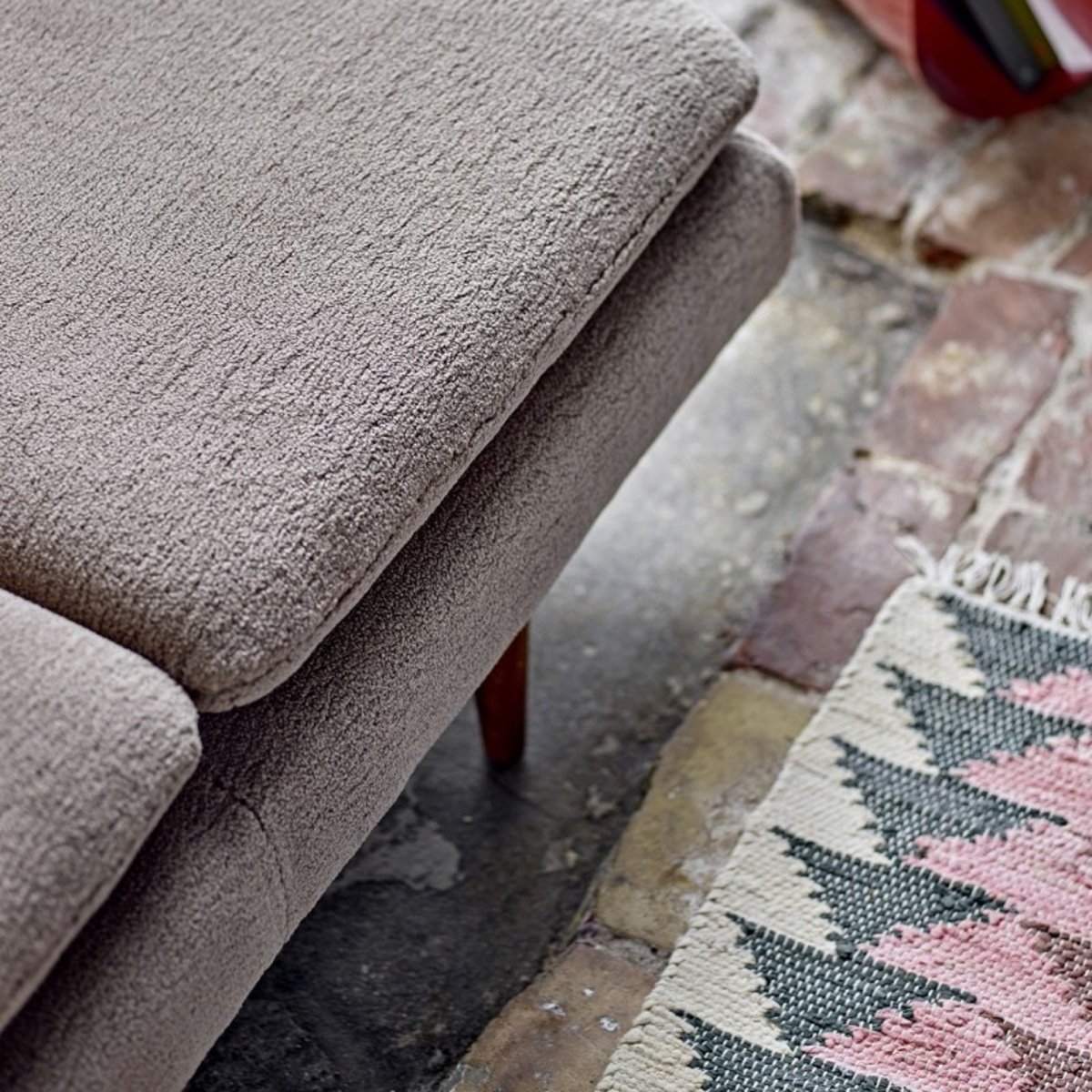 Tapis long coton graphique DESMOND multicolore, BLOOMINGVILLE
