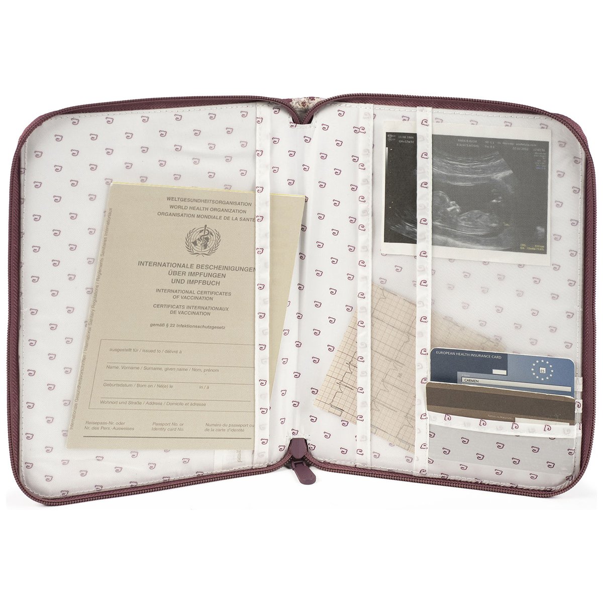 Protège carnet de santé mauve, PASITO A PASITO