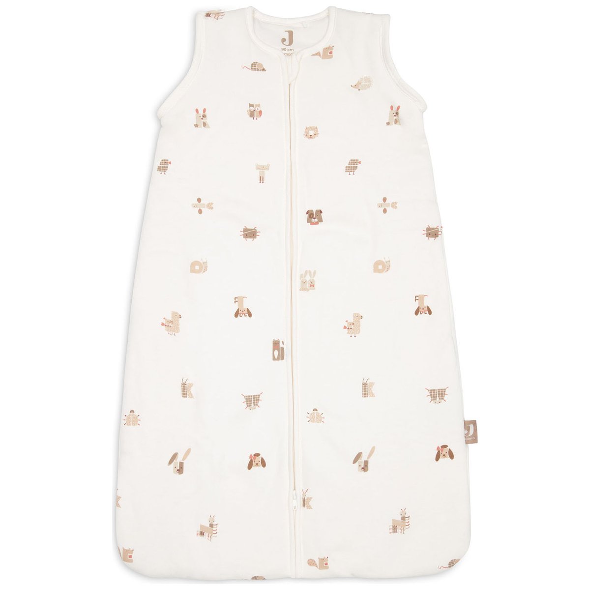 Gigoteuse chaude à manches amovibles ecru, beige, marron, JOLLEIN