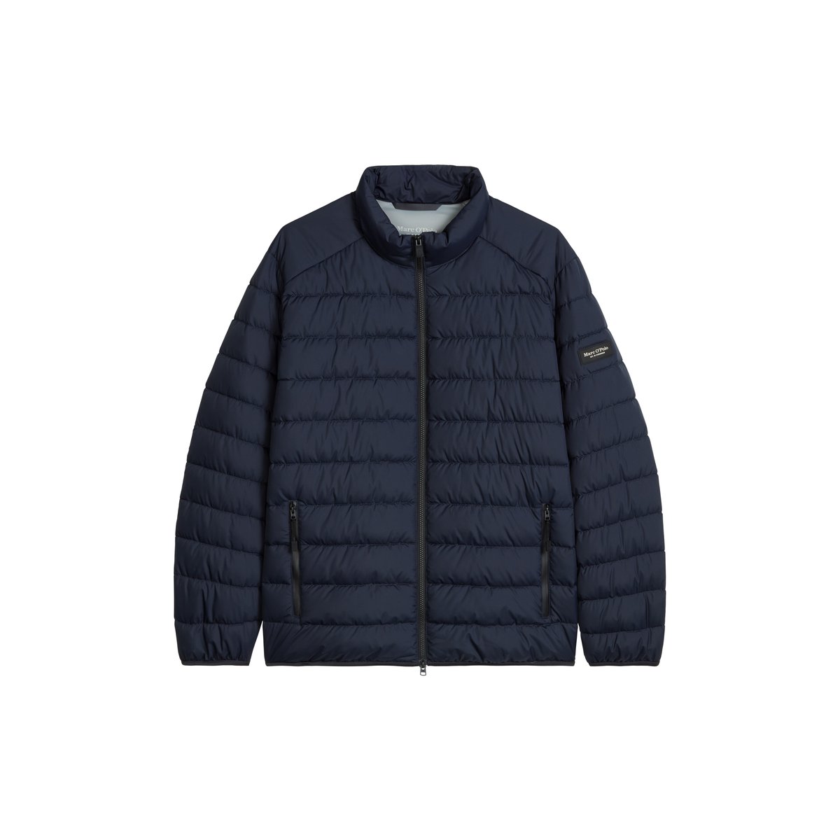 Veste matelassée regular en qualité légère et imperméable bleu foncé, MARC O'POLO