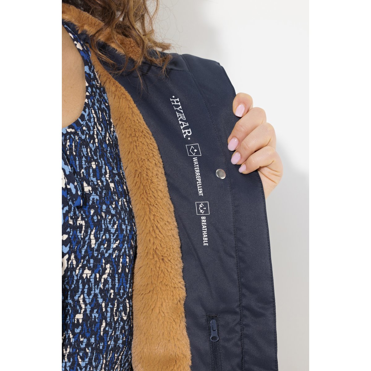 Manteau Cargo HYPRAR marine, ULLA POPKEN