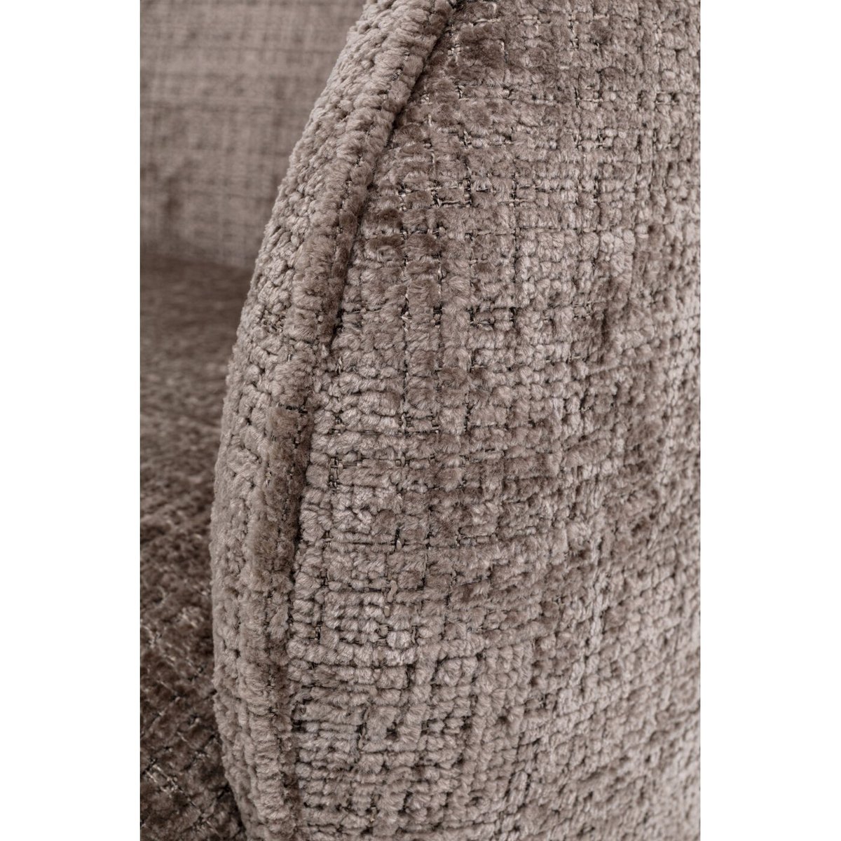 Chaise avec accoudoirs pivotante, TABEA marron, KARE DESIGN