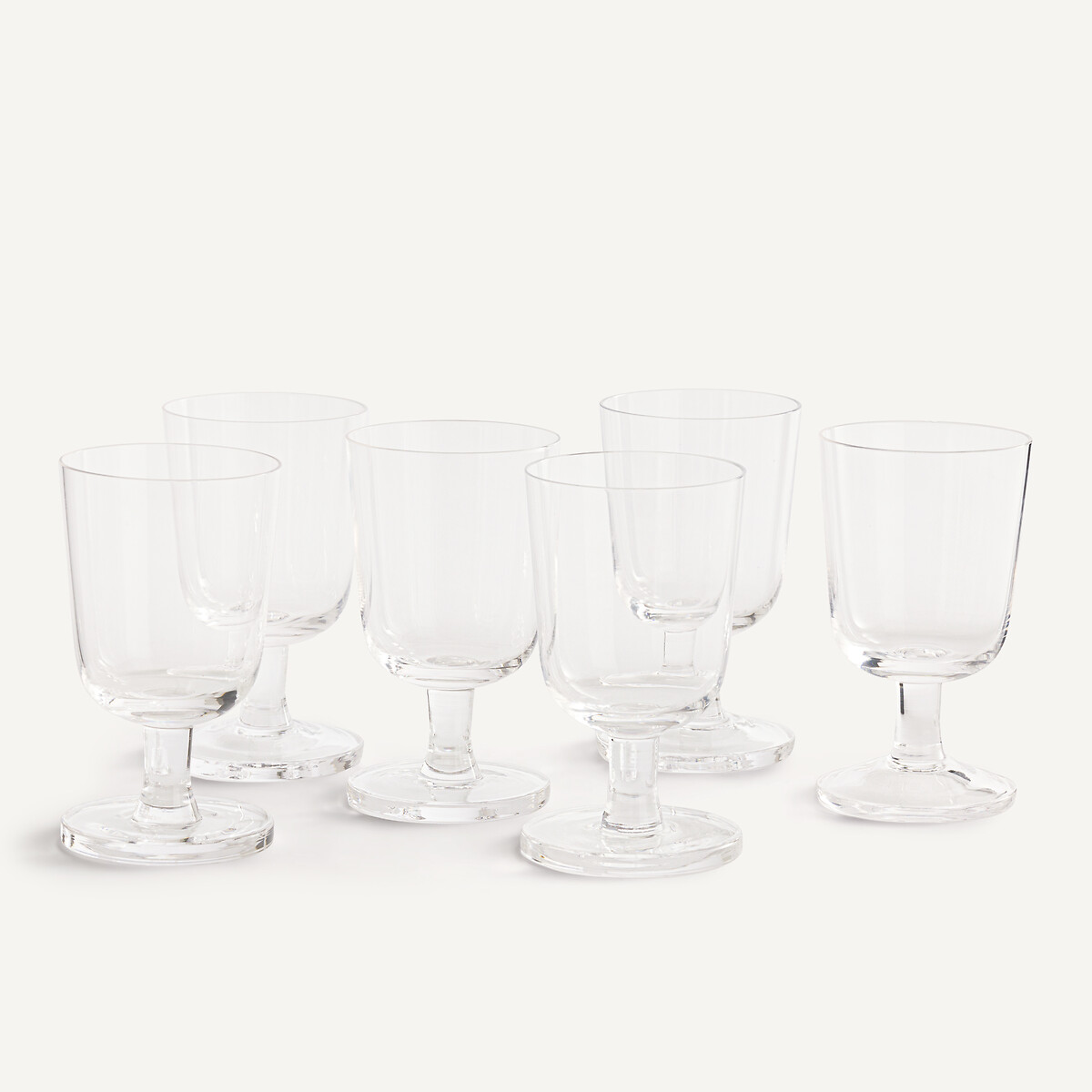 Lot de 6 verres à vin, H14 Ø7,9 cm, Lana transparent, AM.PM