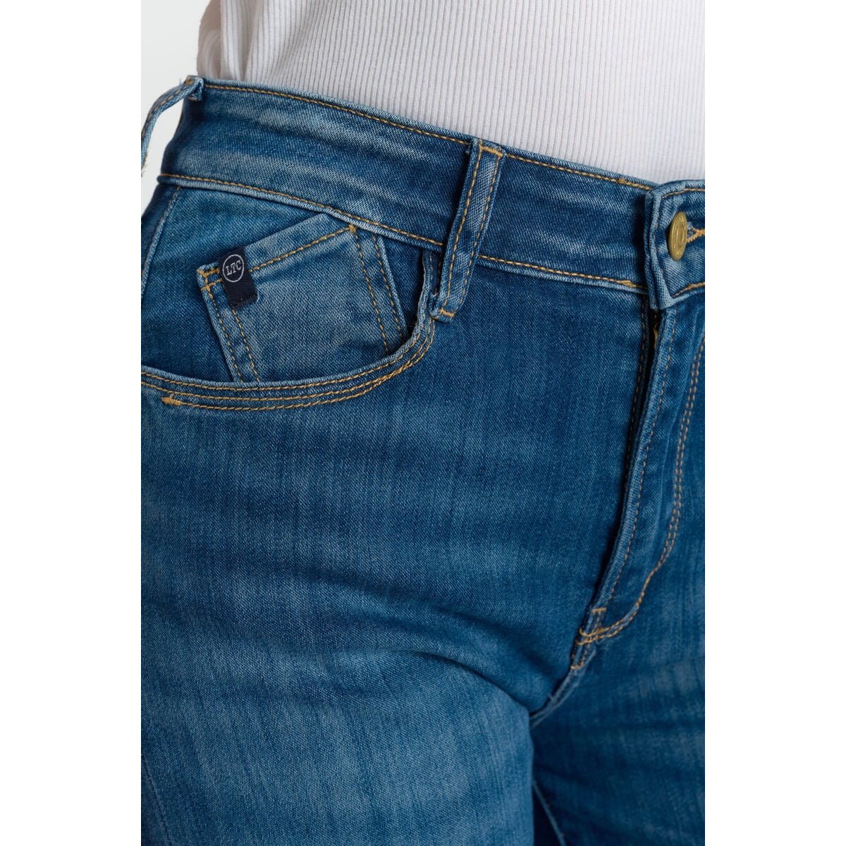 Jeans loose, large pulp wide leg , longueur 34 blue, LE TEMPS DES CERISES