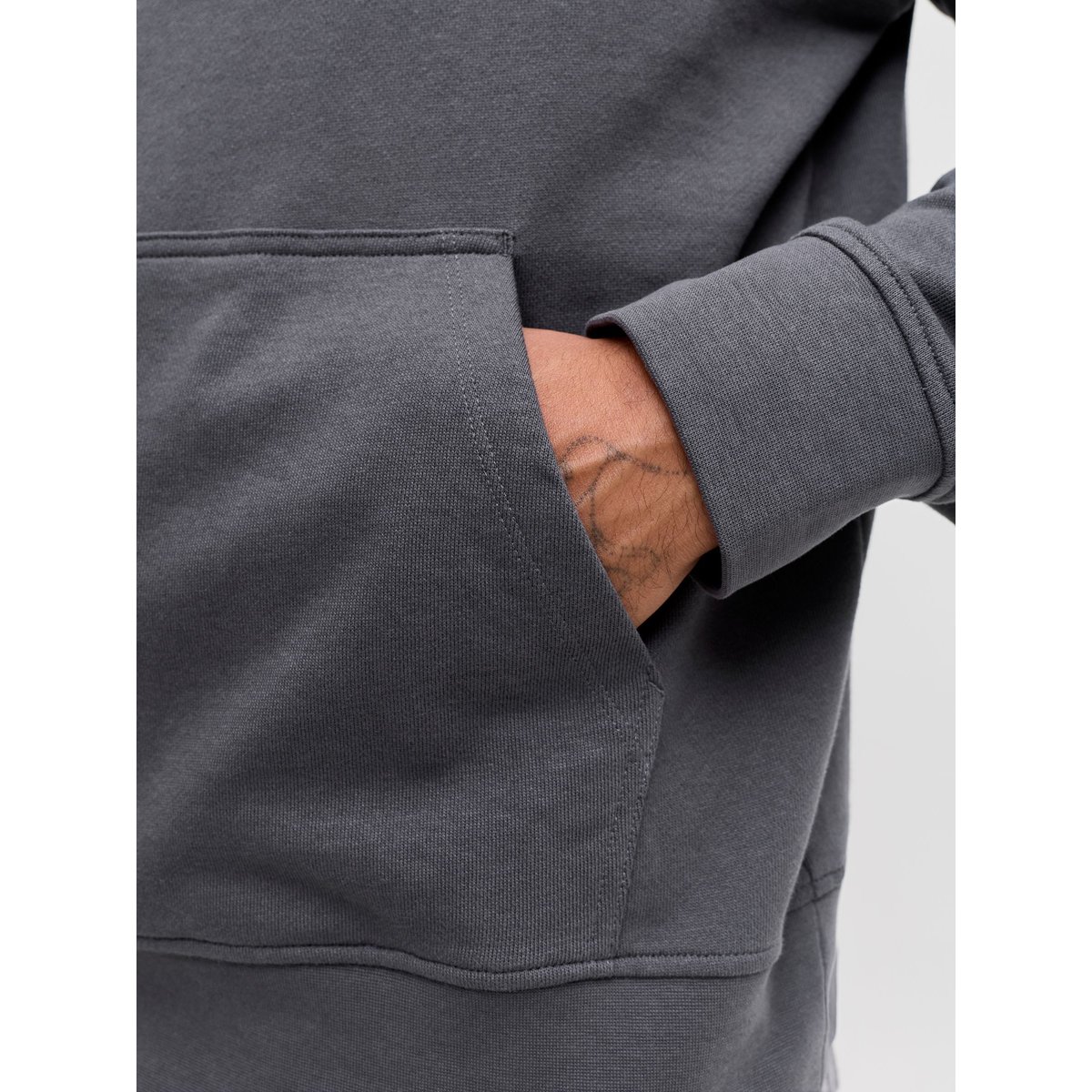 Sweat À Capuche asphalt, JACK & JONES