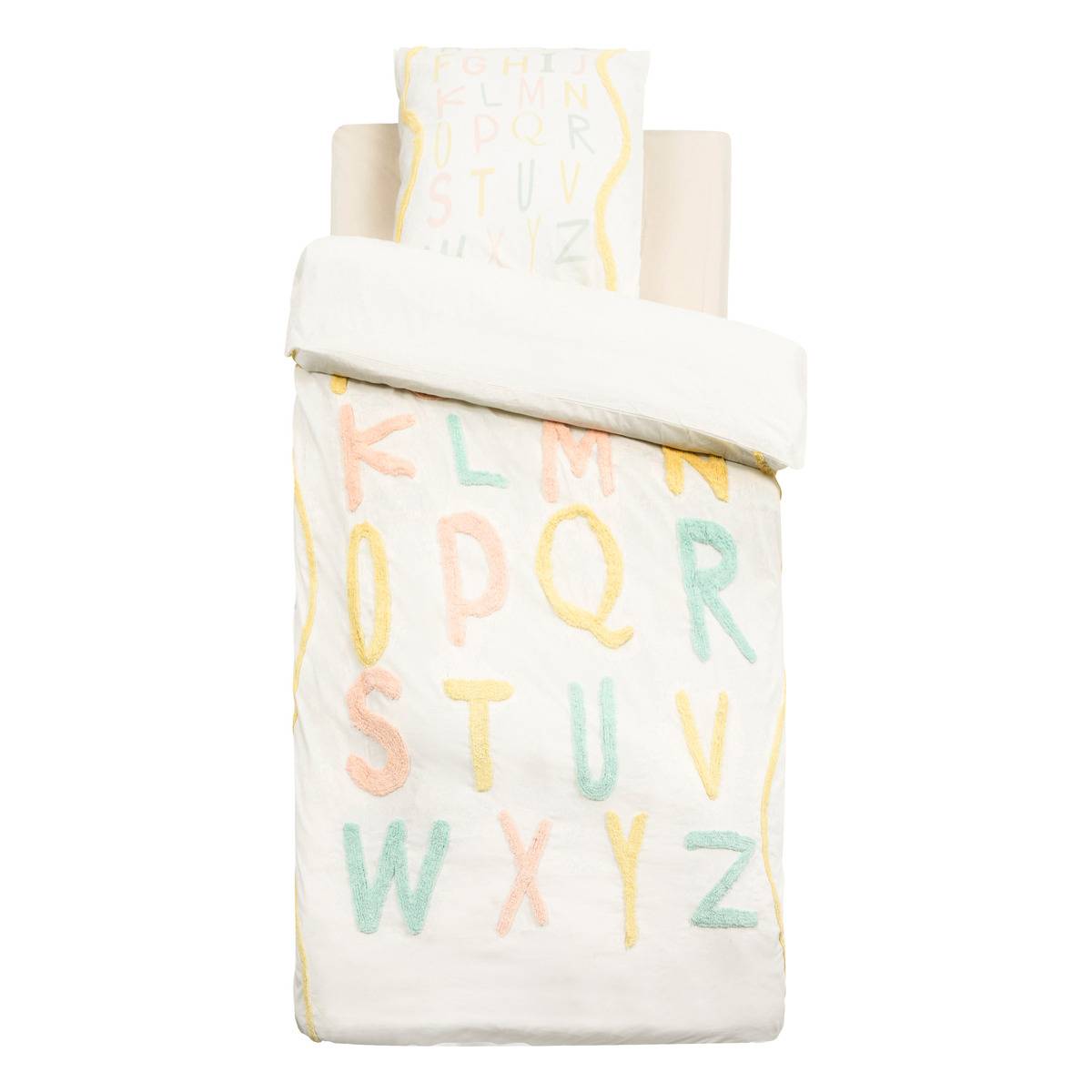 Housse de couette enfant en coton TUFY multicolore, ATMOSPHERA FOR KIDS