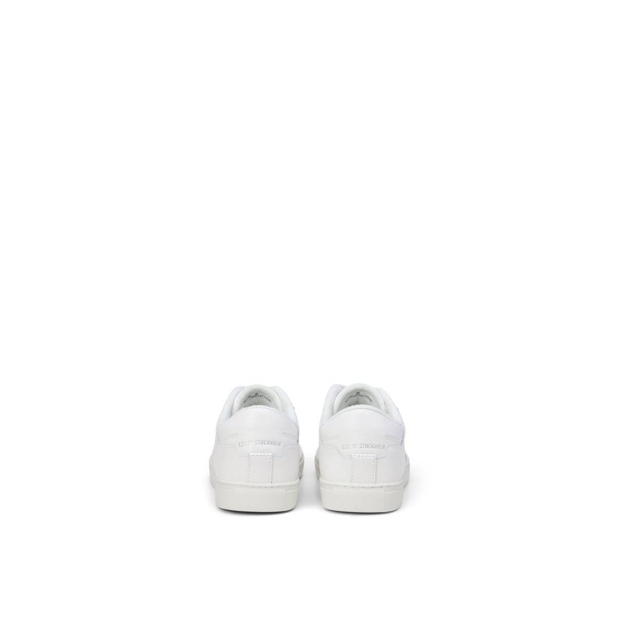 Baskets en cuir de vache avec doublure en éponge blanc, MARC O'POLO