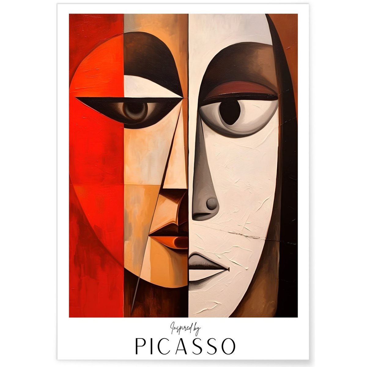 Affiche Picasso n°1 blanc, L'AFFICHERIE