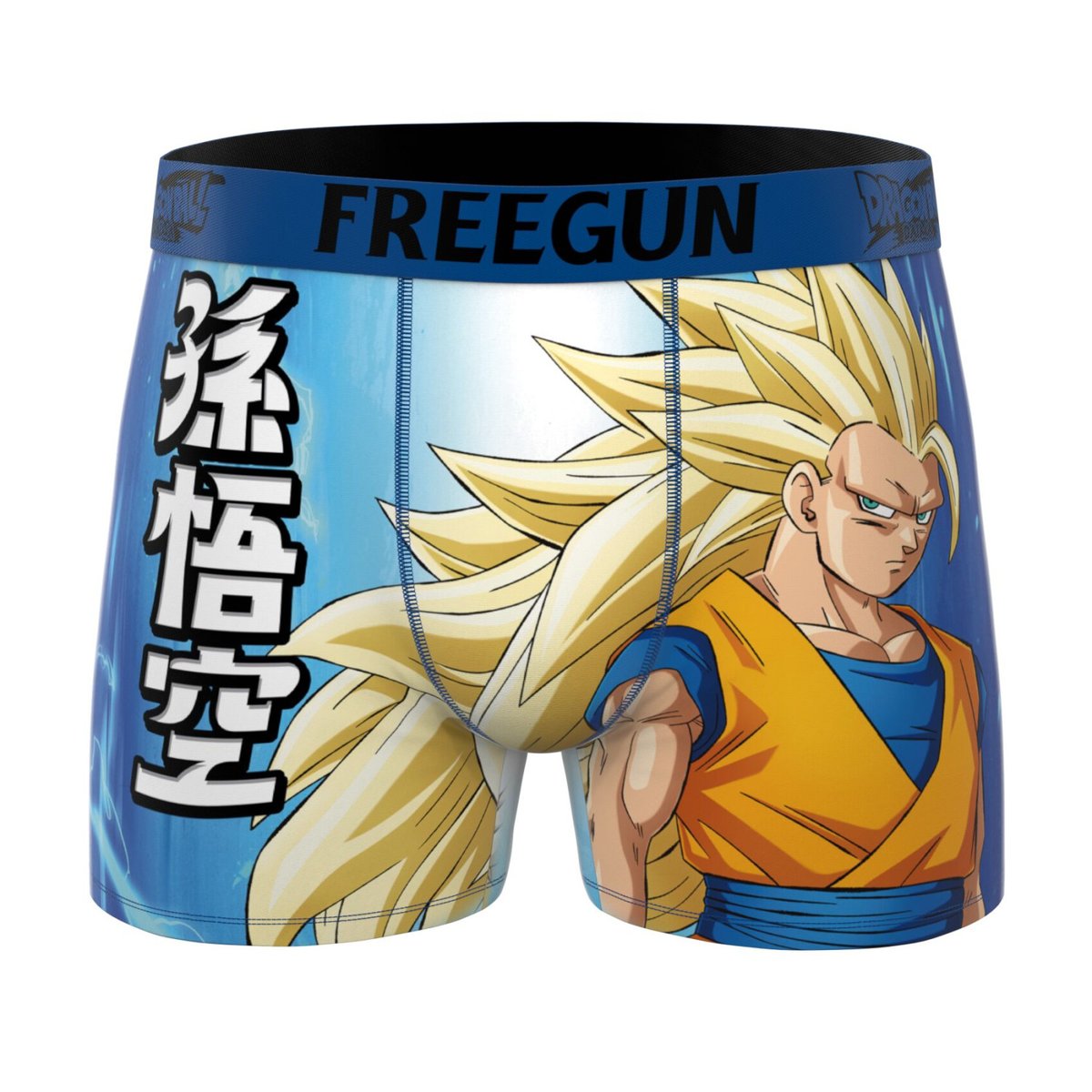 Lot De 3 Boxers Dragon Ball Daima orange/bleu/noir/vert/jaune, FREEGUN