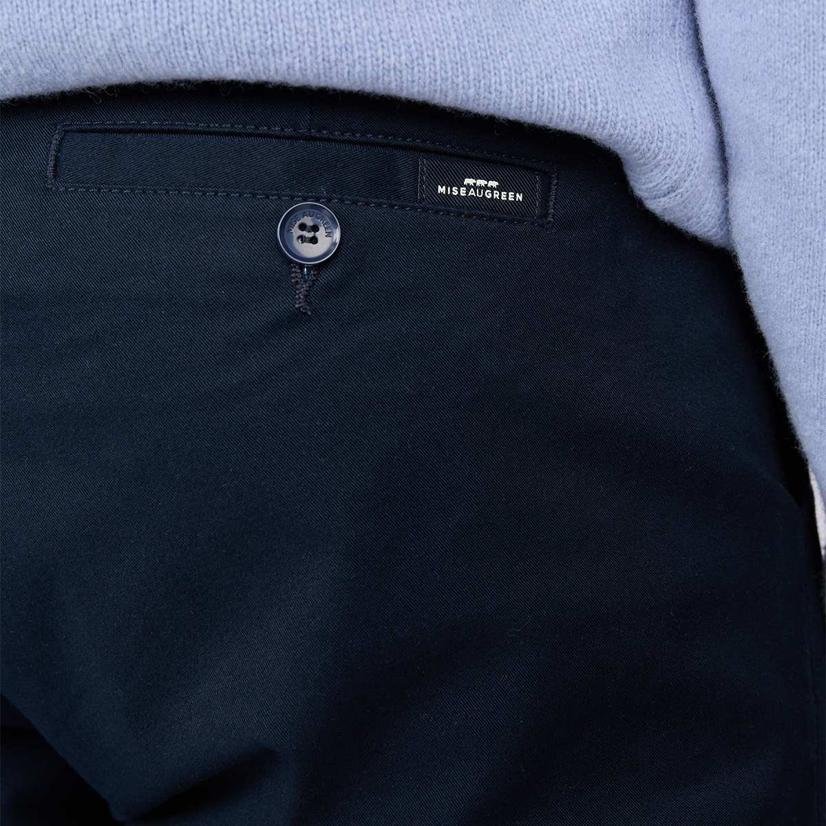 Pantalon ville bleu marine, MISE AU GREEN