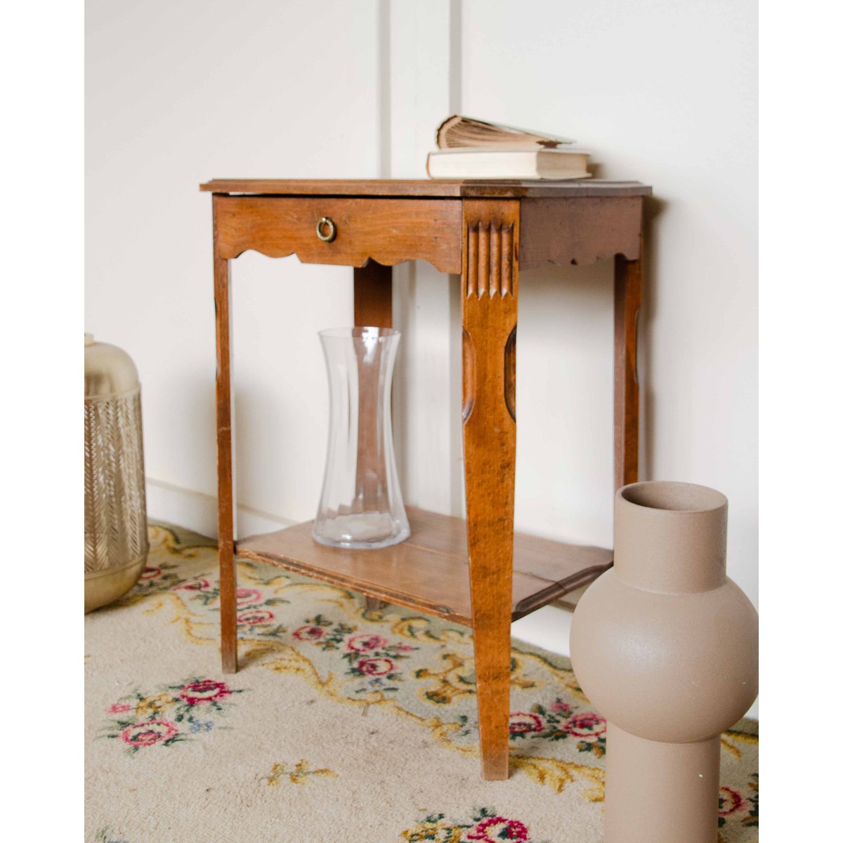 Console en bois Francine N°997 - Bon état marron, DEBONGOUT