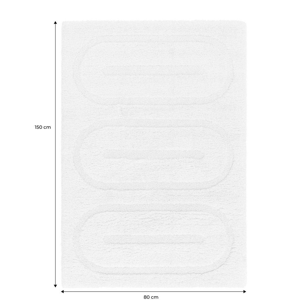 Tapis intérieur rectangulaire contemporain MAE crème, SWEEEK