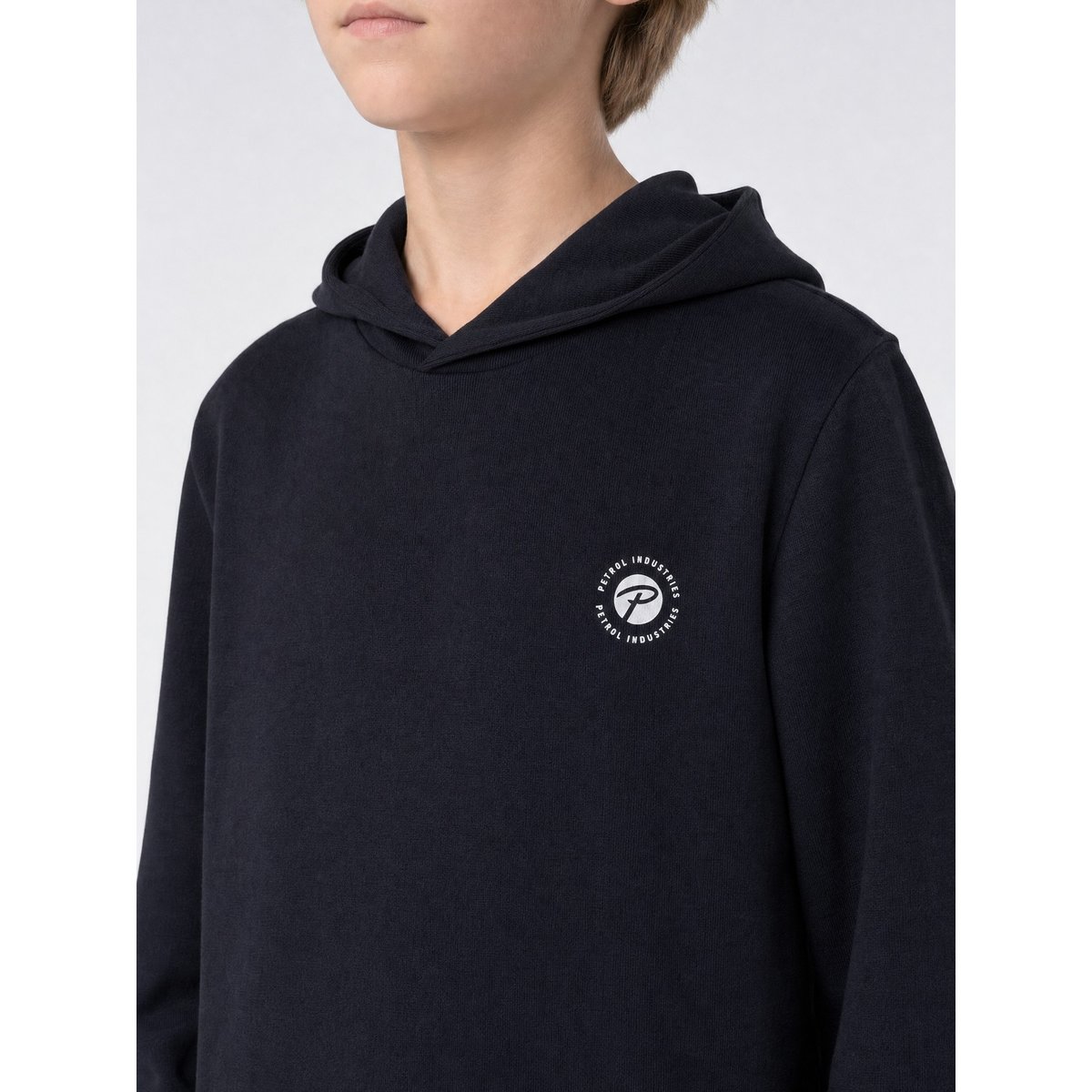 Sweat à capuche imprimé millland noir deep black, PETROL INDUSTRIES