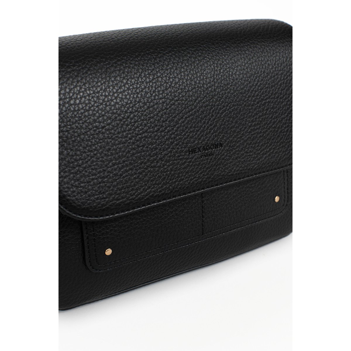 Sac porté travers ZORA noir, HEXAGONA