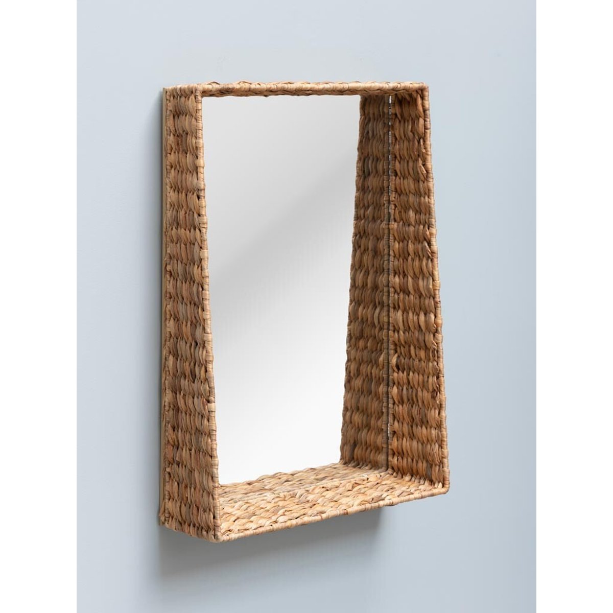 Miroir en rotin TRESSÉE marron, CHEHOMA