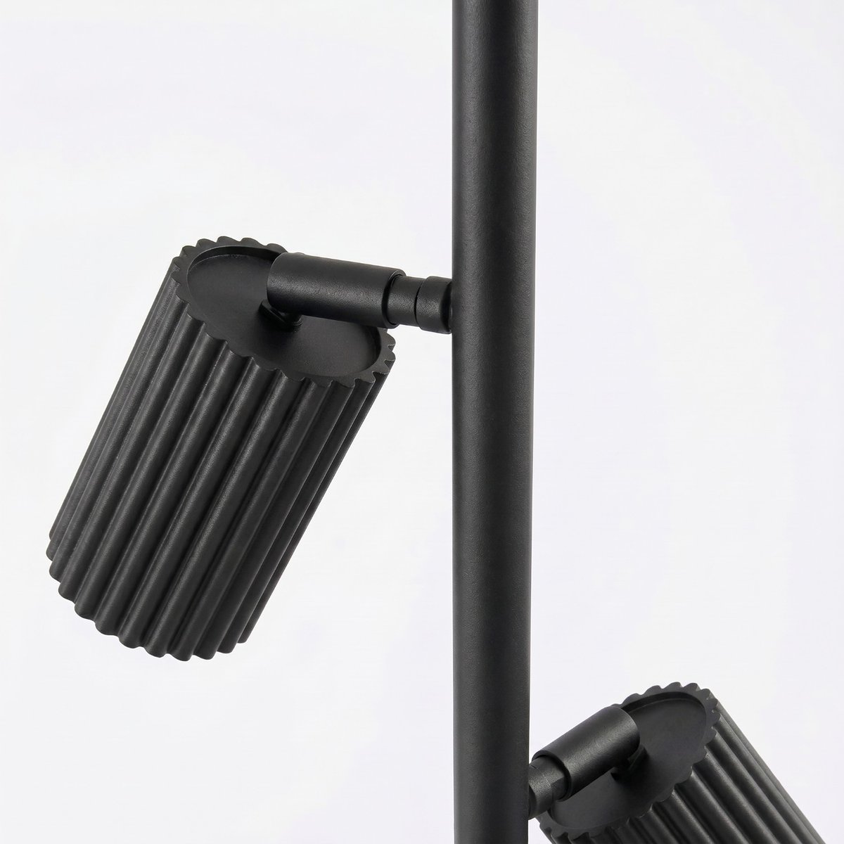 Lampadaire Aluminium Noir GU10 3 KARBON noir, EDEN