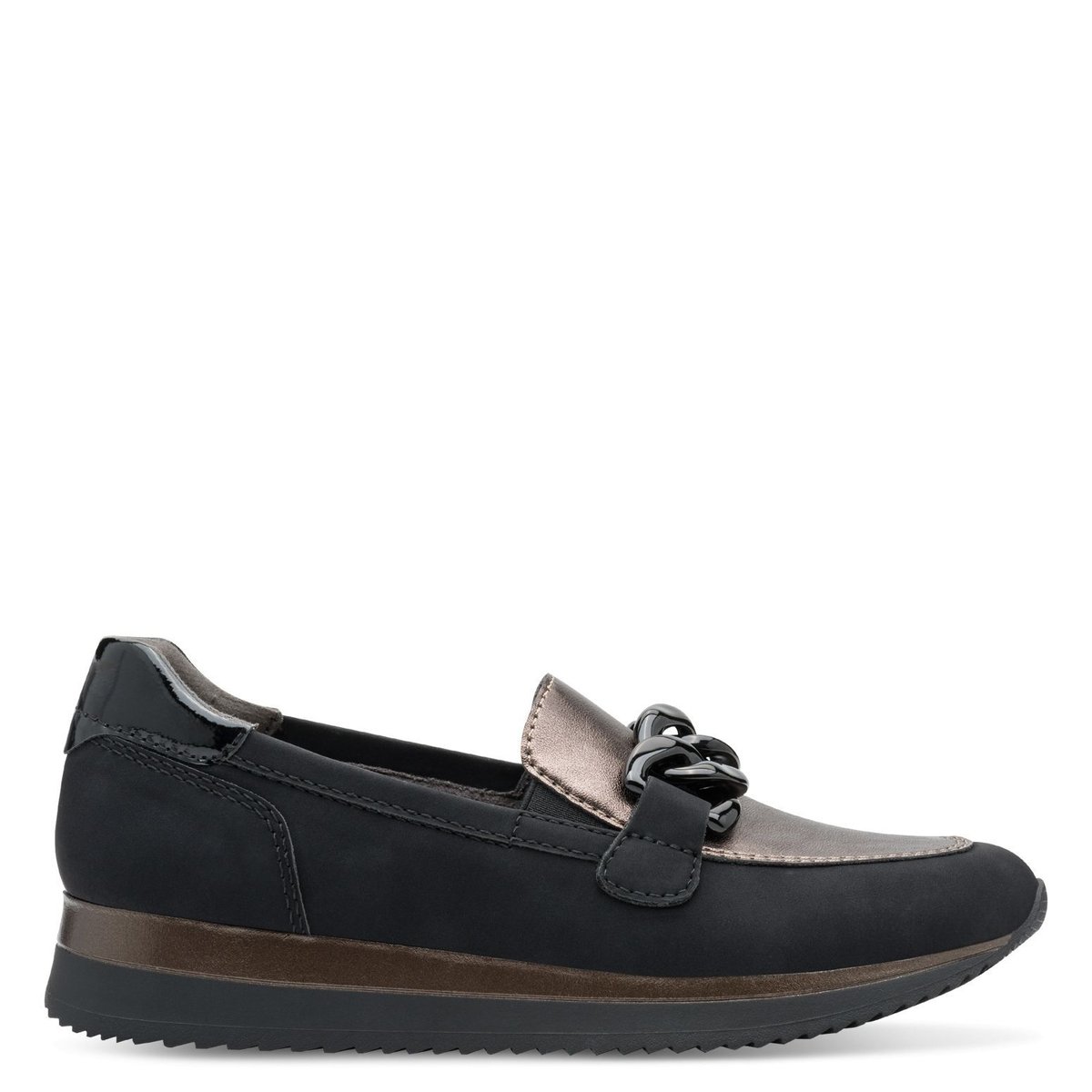 Basket femme noir mat, JANA
