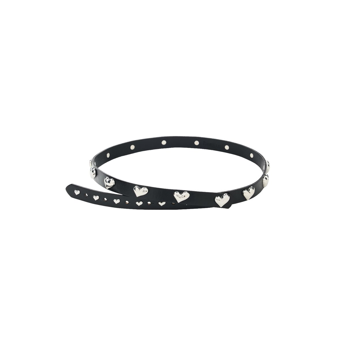 Ceinture 100 % cuir boucle logo noir, DESIGUAL